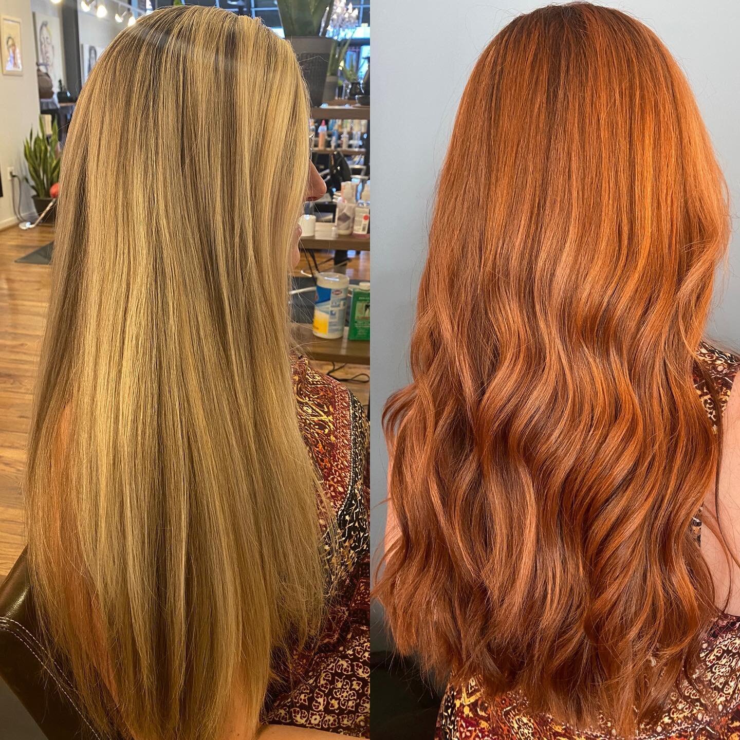 I looooove taking blondes to the copper side 🧡
