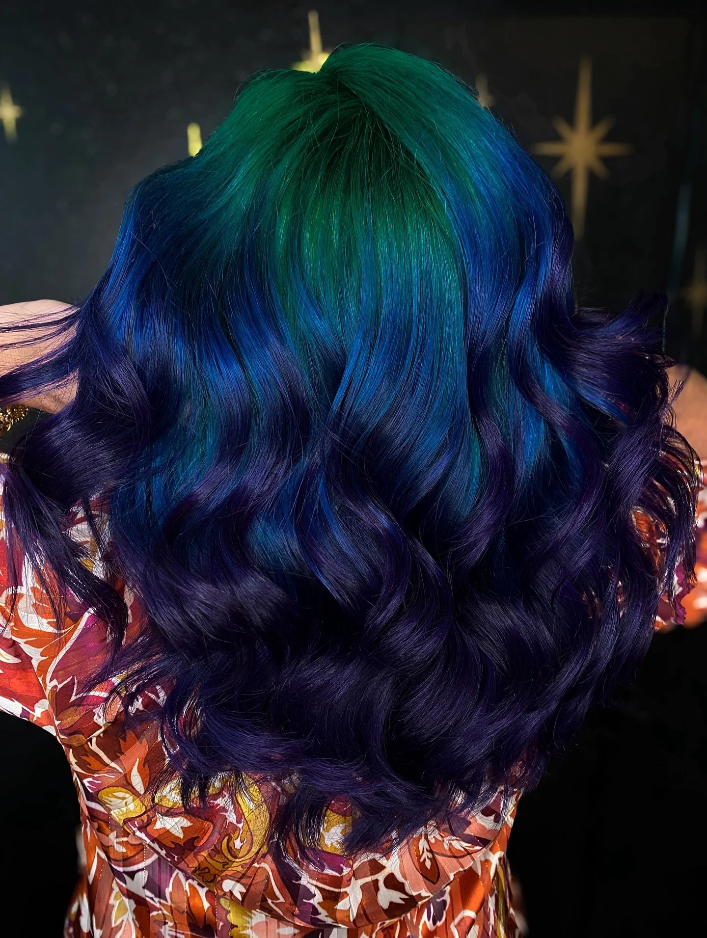 Have I talked lately about how much I LOVE my job? I get to create wearable art. I&rsquo;m so grateful 💚💙💜