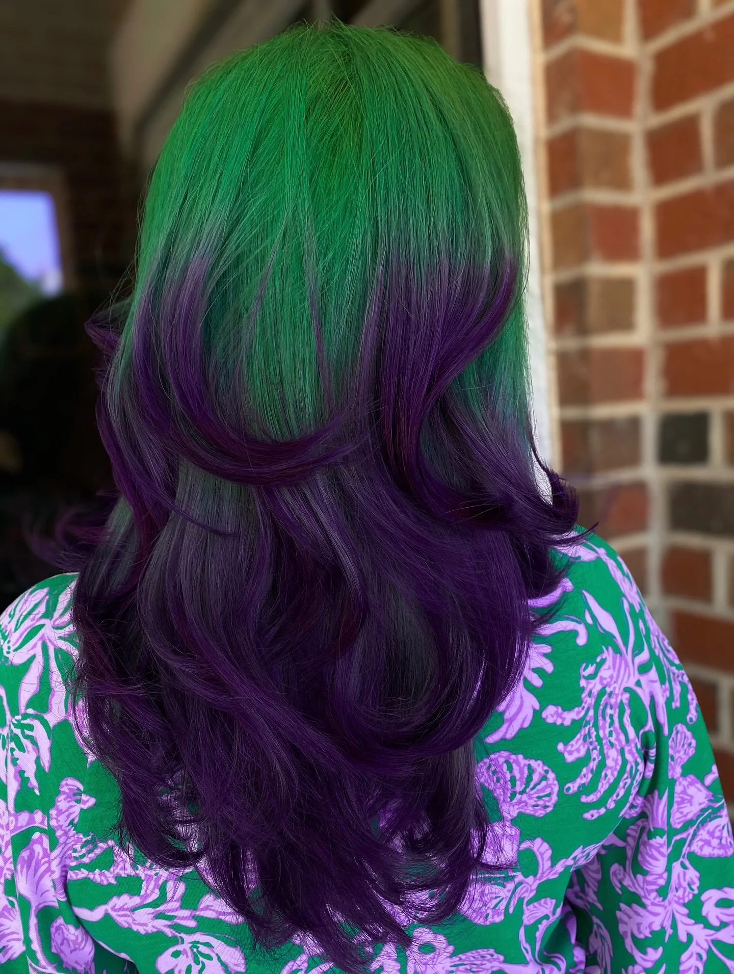 Green and purple? Say less! 💚💜