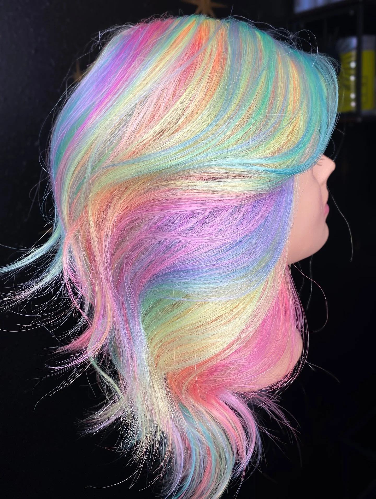 What does this remind you of? My little pony? Rainbow sherbet? 🦄🌈🍦🍭 

Practicing a technique that scares me while also testing out more @chromadaddy colors. Even those pastels pack a punch!