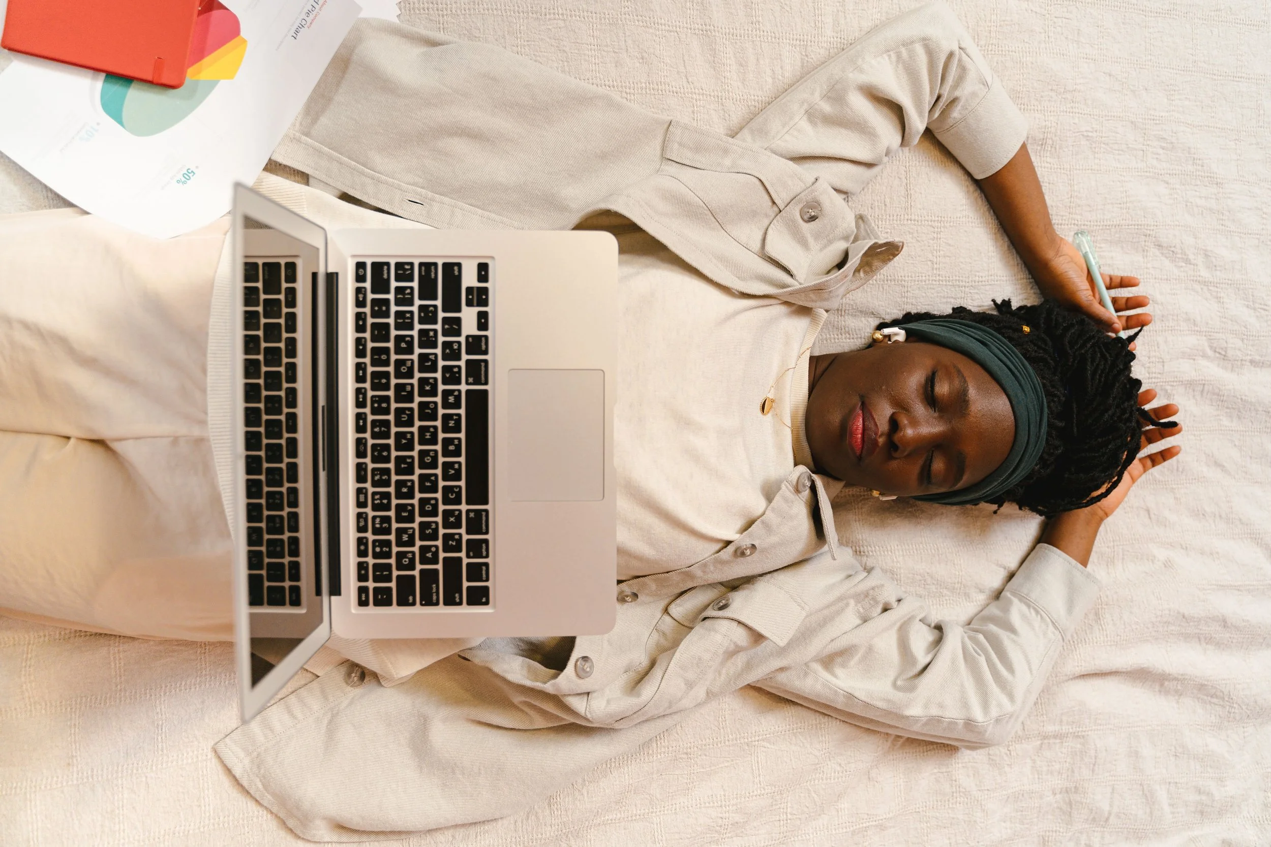 black woman recovering from burnout and anxiety in Chicago, IL