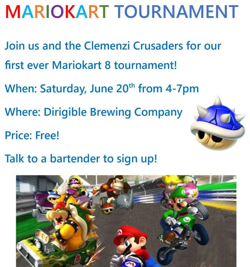 Mariokart Tournament w/ Clemenzi Crusaders