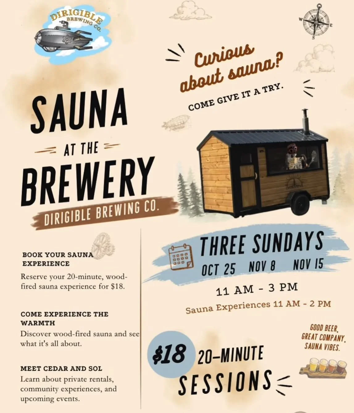 Cedar and Sol Sauna Truck