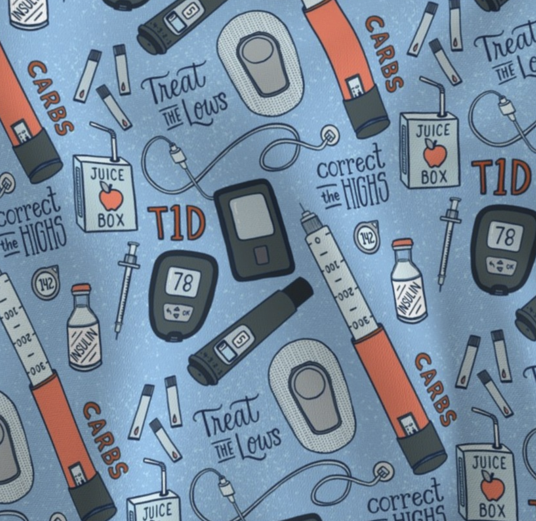 Type 1 Diabetes Pet Collar Bandana