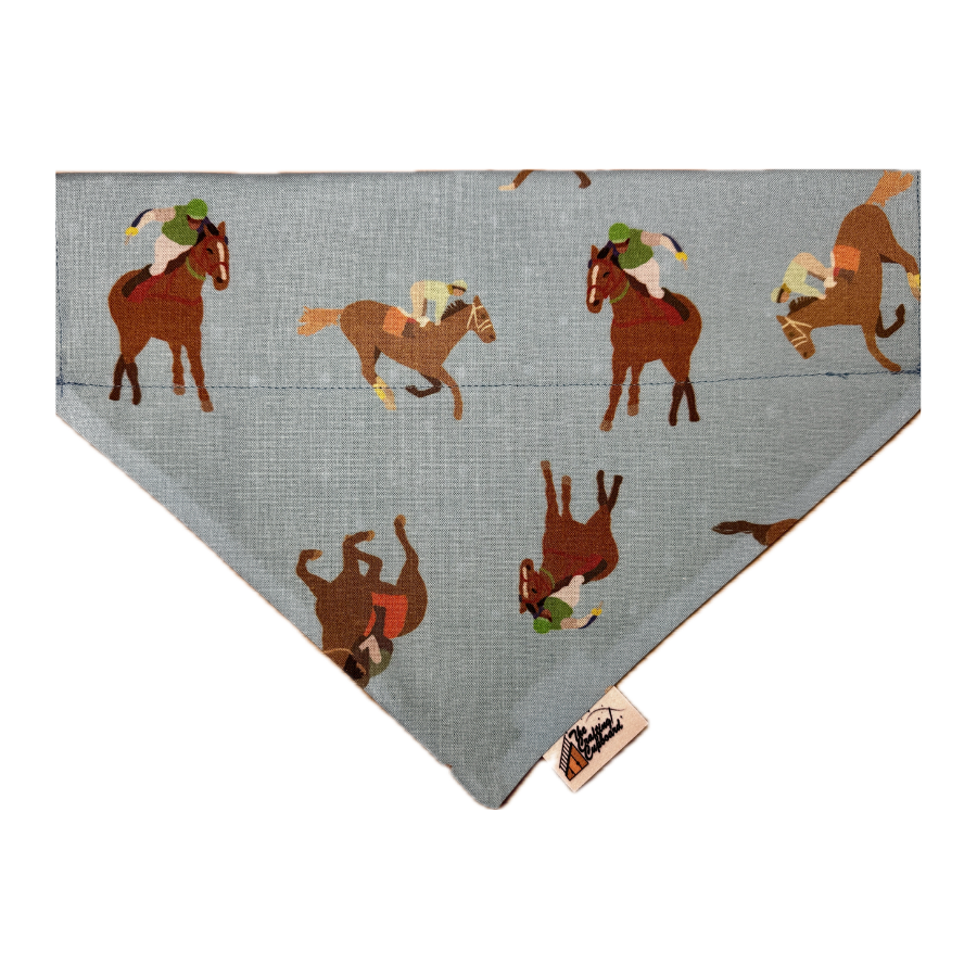 Racehorses Pet Collar Bandana