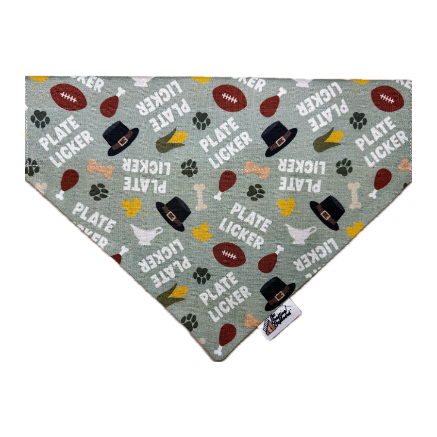 Plate Licker Pet Collar Bandana