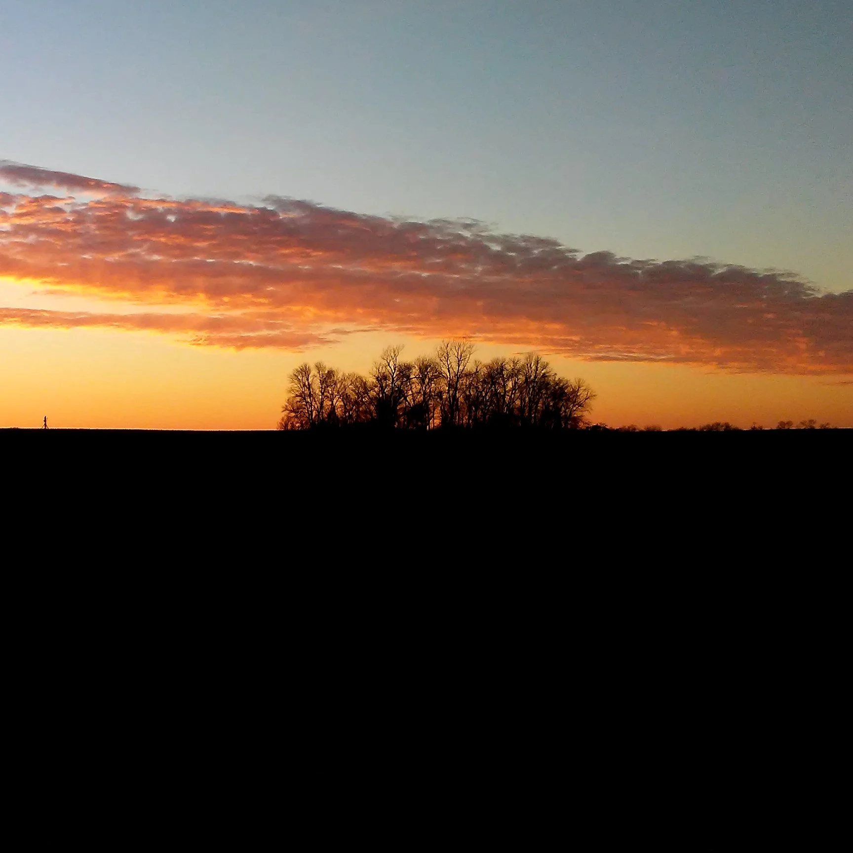 November Sunset in Racine County, 2020