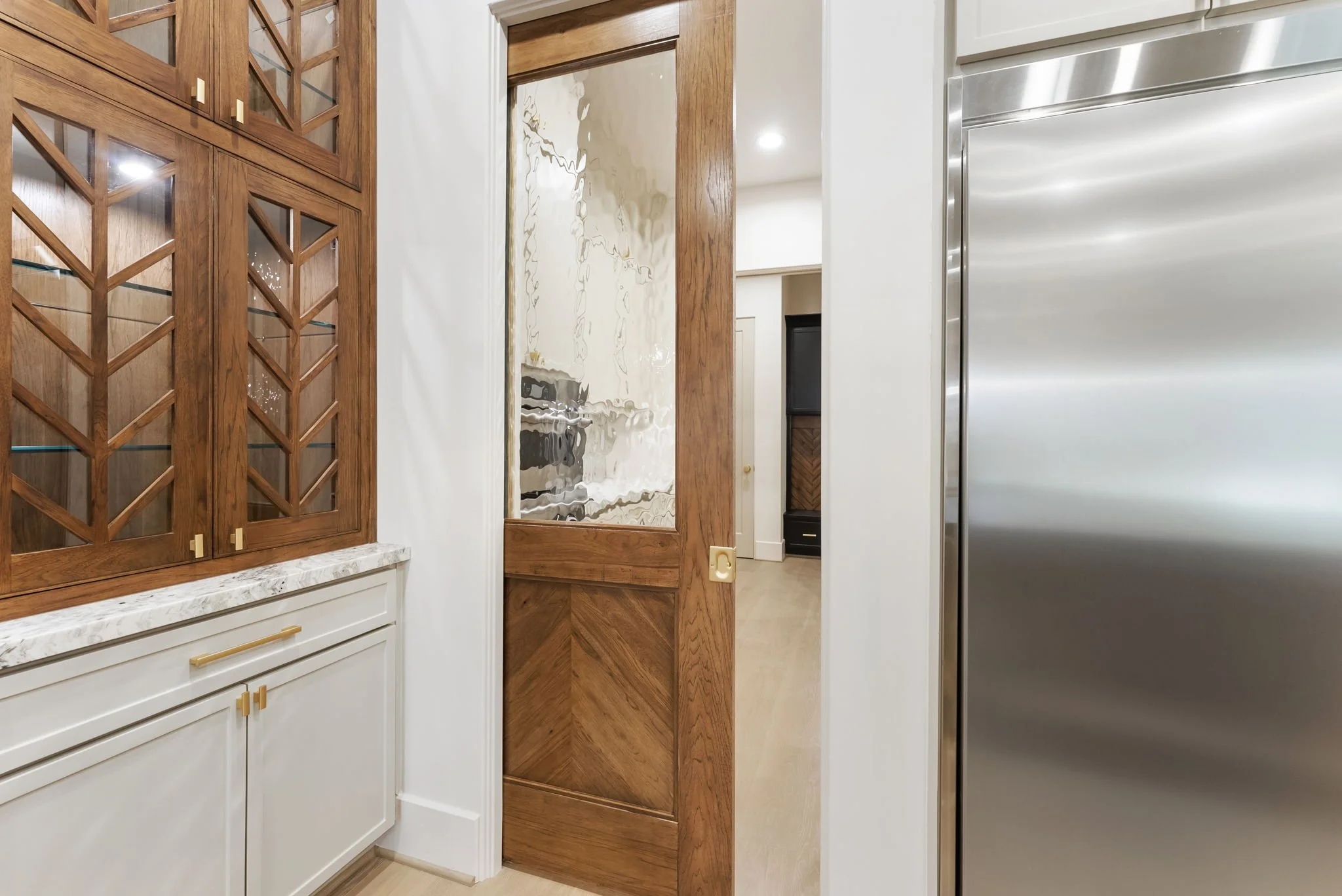 Custom Hickory Pocket Doors