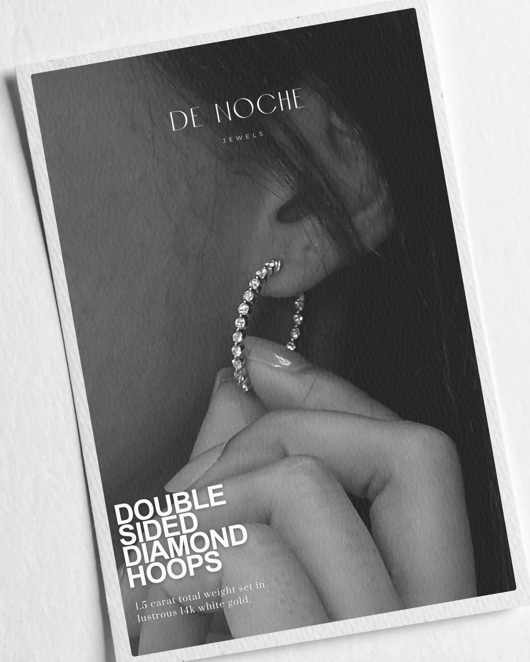 For when you want your sparkle seen from all sides.💎⁠
⁠
Meet the Double Sided Hoops &mdash; link in bio.⁠
.⁠
.⁠
#DeNocheJewels #JewelryDesigner #EverydayJewelry #MinimalJewelry #JewelryLover #MixedMetals #LatinaOwned #SmallBusiness #JewelryCollectio