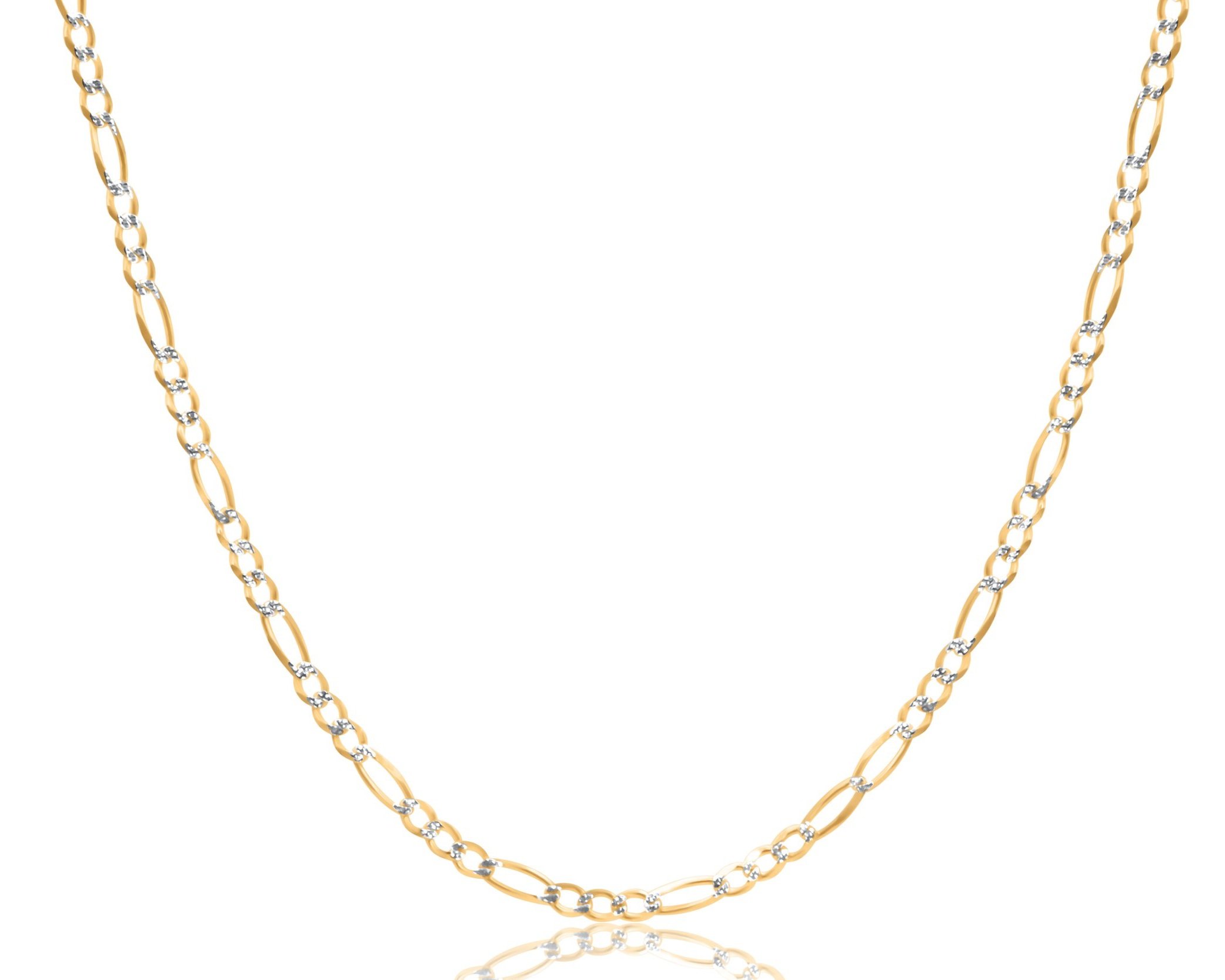 Two Tone Figaro Chain