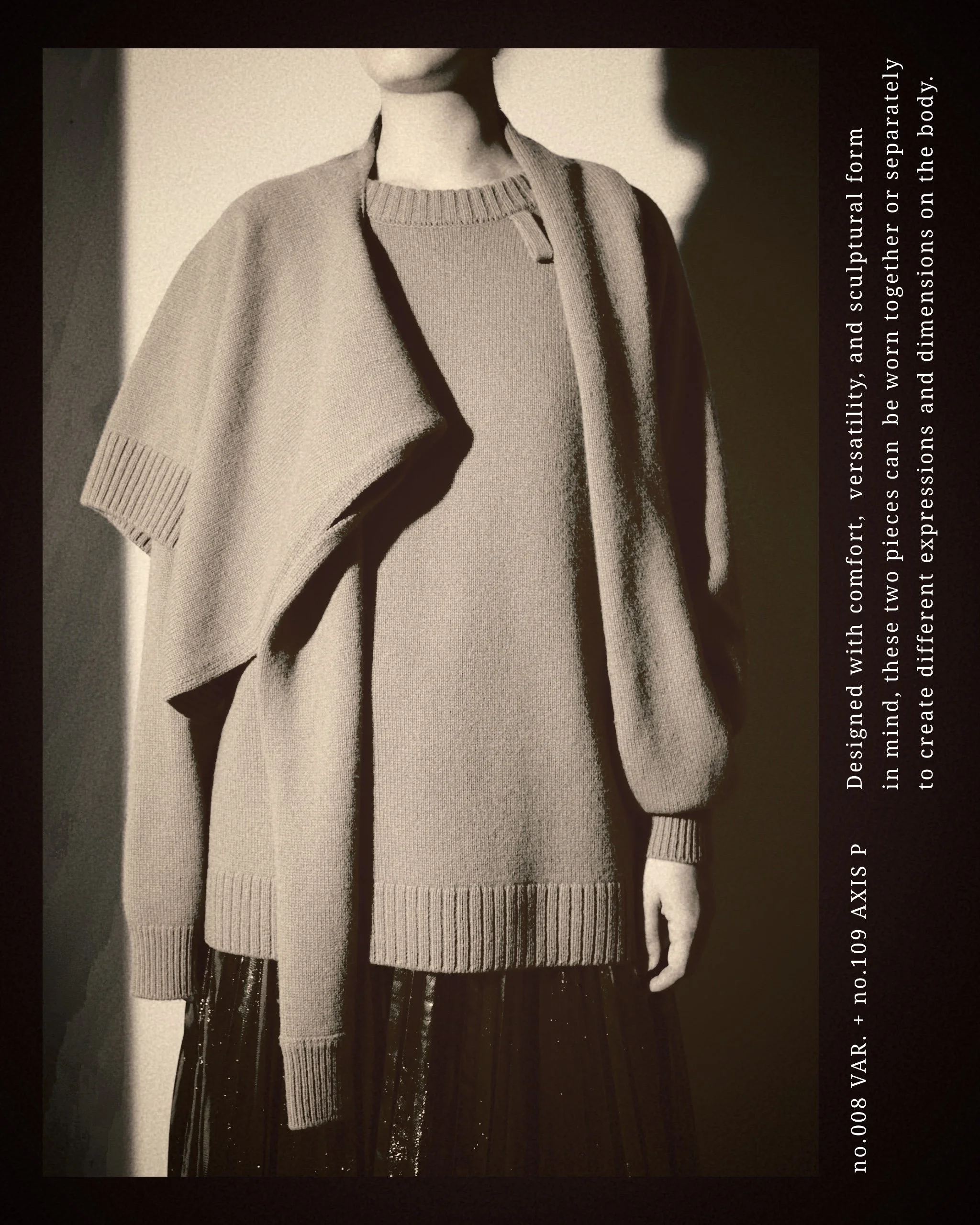 no.109 AXIS P. Reversible Pullover