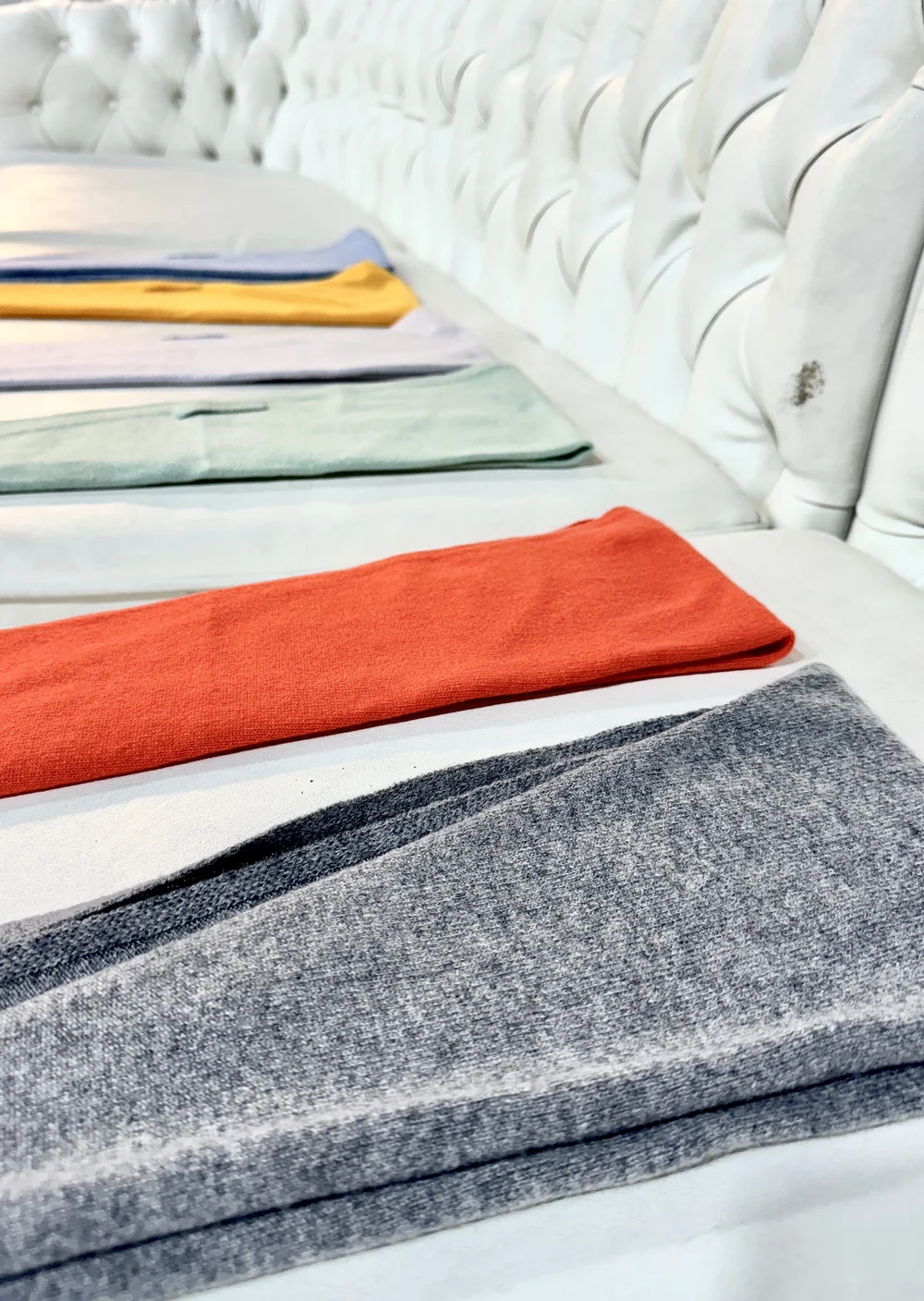 Hannayoo Works 100% Cashmere Dia Bandana - HANNAYOO WORKS