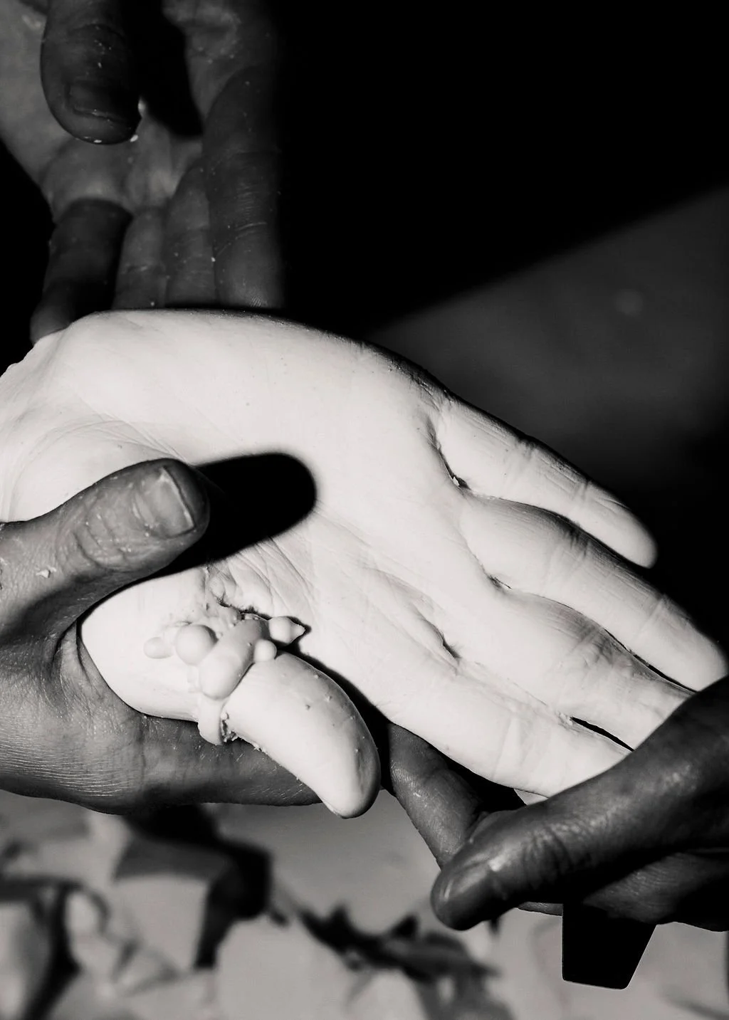  ‘What is in you hand’, Bonam’s Hand Sculpture, 2026, photography by Tessa Belle Dillman 