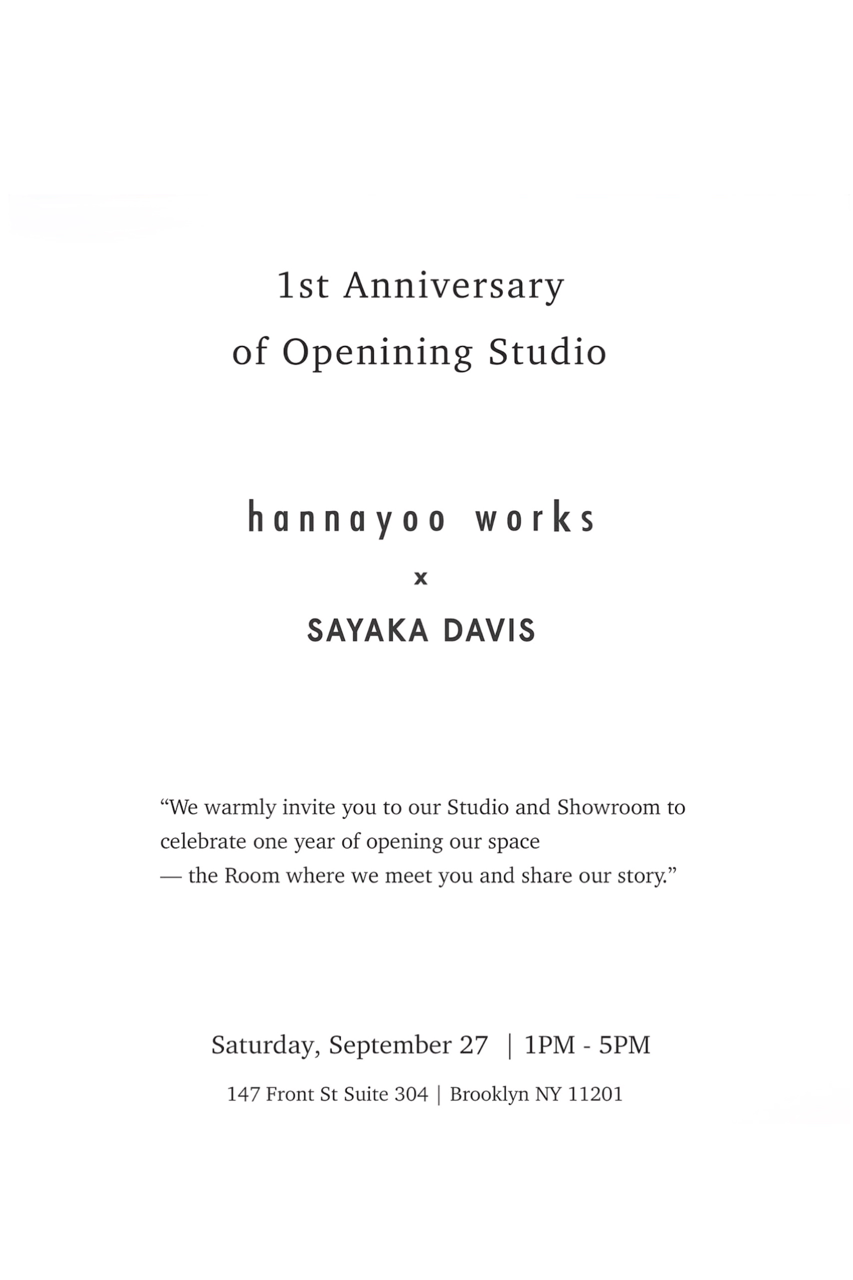 A Letter- One year anniversary