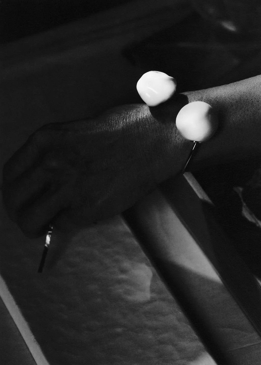   “What Is in Your Hand -Kiyomi Tanigawa”,   The making of Miso Bomb, Wearing the ‘Soft Sculpture’ Bracelet, 2026,  Photography by Tessa Belle Dillman 