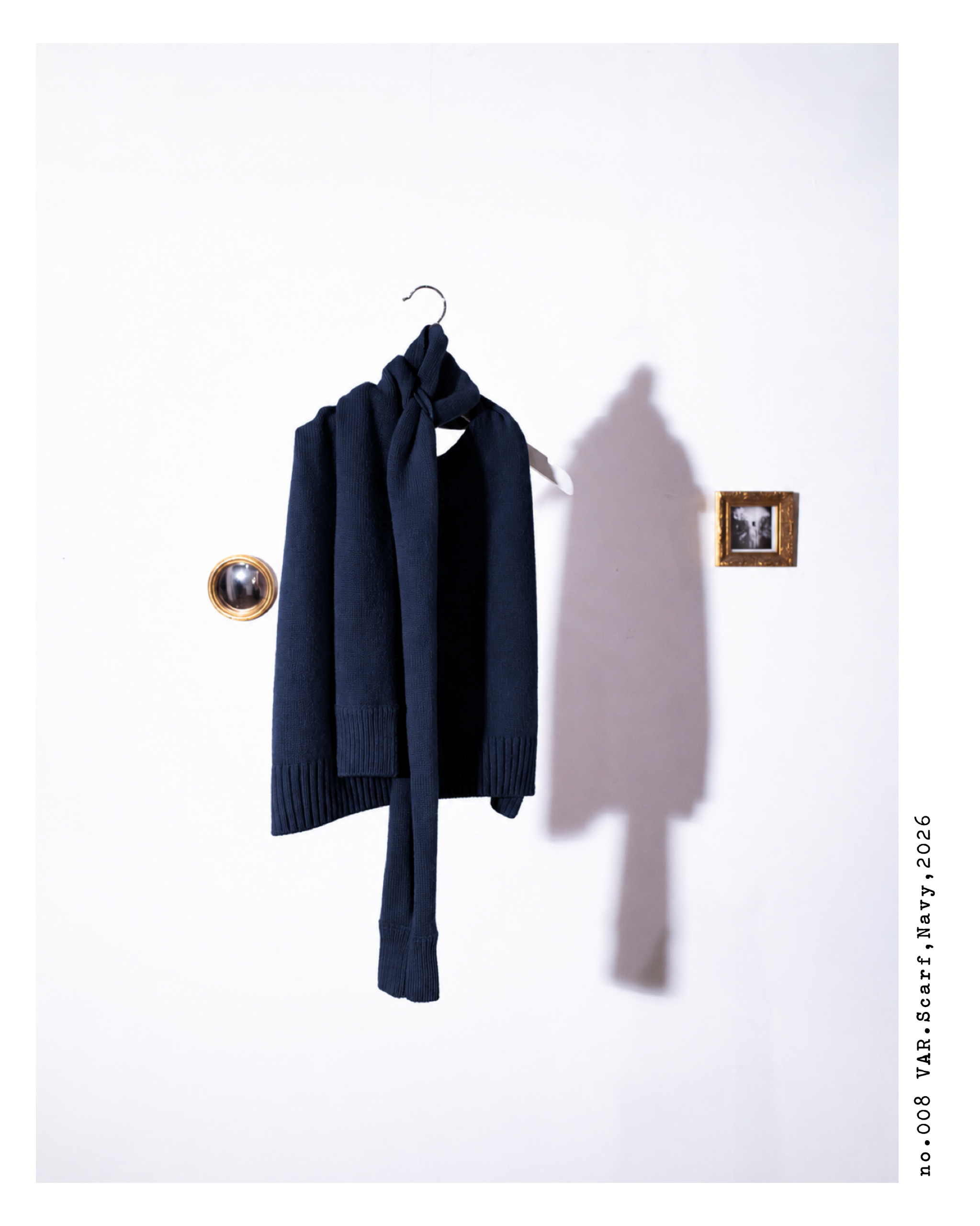 no.008 VAR S._Transformed Scarf_Navy
