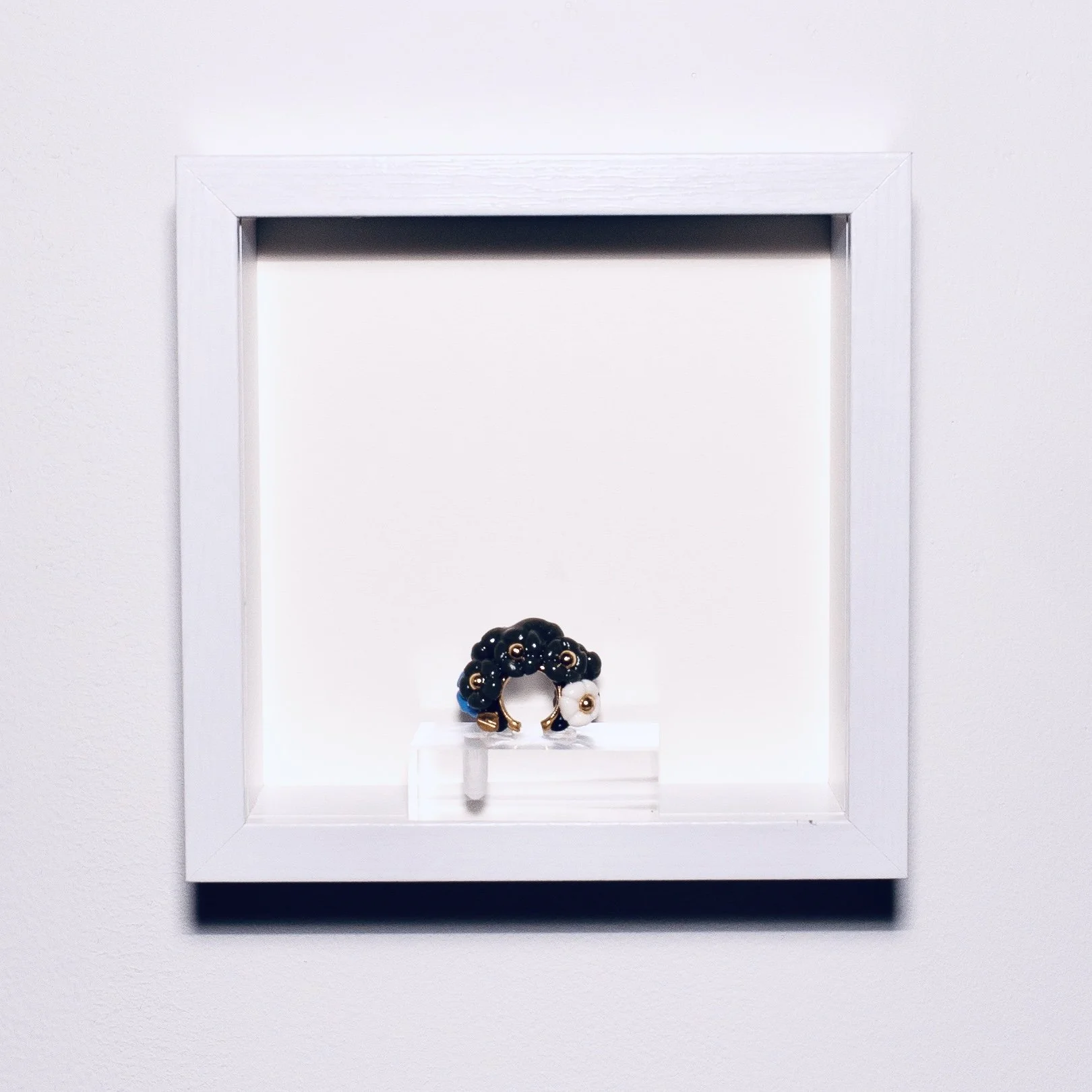 no.14_Blossom Ear Cuff_Forest Green