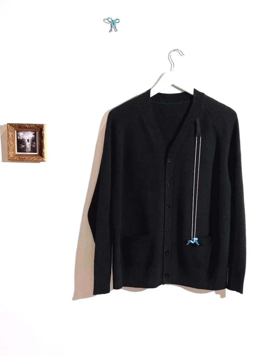 No.500_H Cardigan_Black