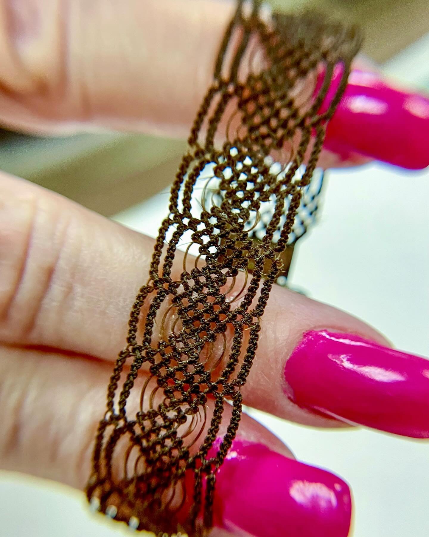 My favorite pieces at Leila&rsquo;s Hair Museum are the hair lace bracelets! 🌟 I really want to make one someday. This beauty is a rare survivor of a bygone era; they were so delicately constructed that very few examples survive today - thank you, L