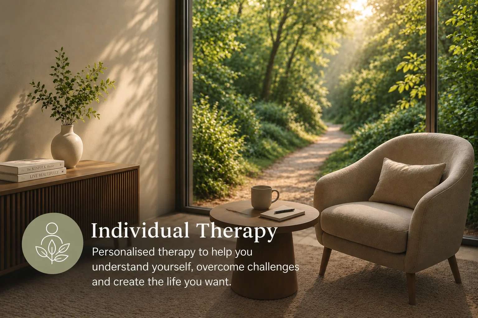 Online individual therapy with a clinical psychologist for anxiety, depression, OCD and trauma.