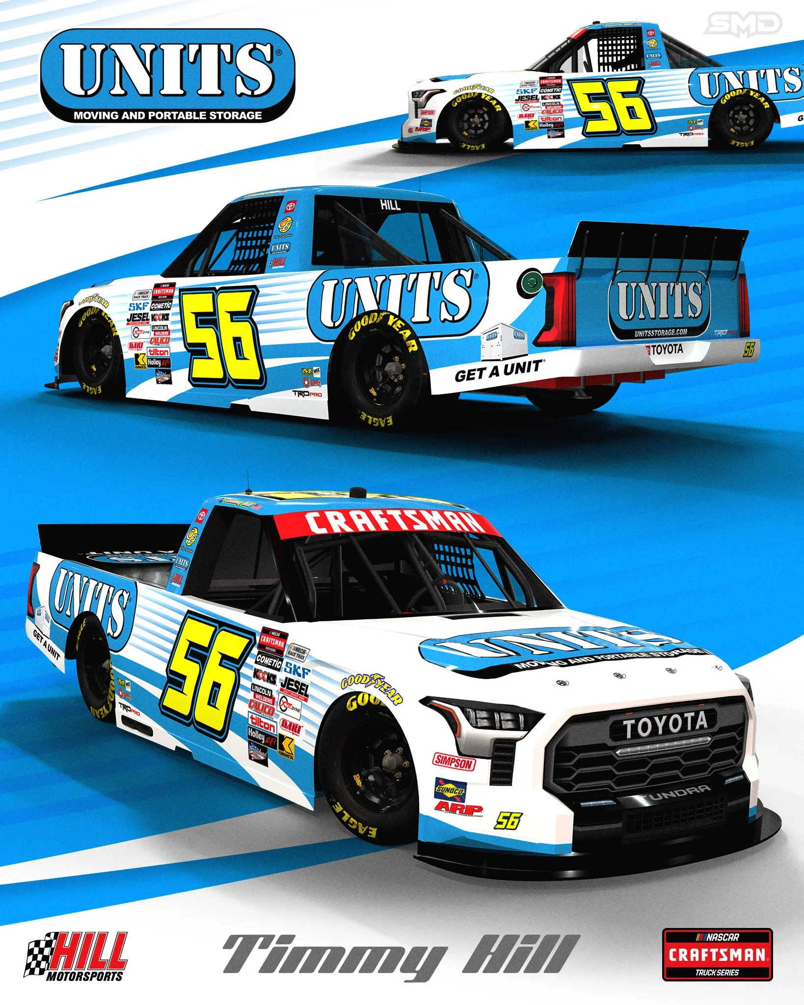       
  
    UNITS MOVING &amp; PORTABLE STORAGE RETURNS AS PARTNER WITH HILL MOTORSPORTS IN 2026       THOMASVILLE, NC (March 10, 2026)   — Hill Motorsports is proud to announce the continuation of its partnership with UNITS Moving &amp; Portable S