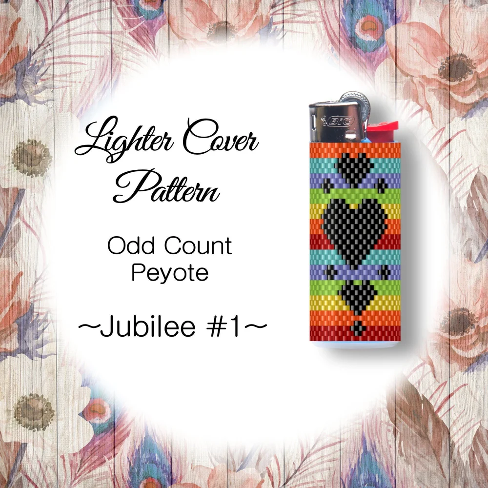 Lighter Case Peyote Patterns Beaded Lighter Cover Odd Count Peyote