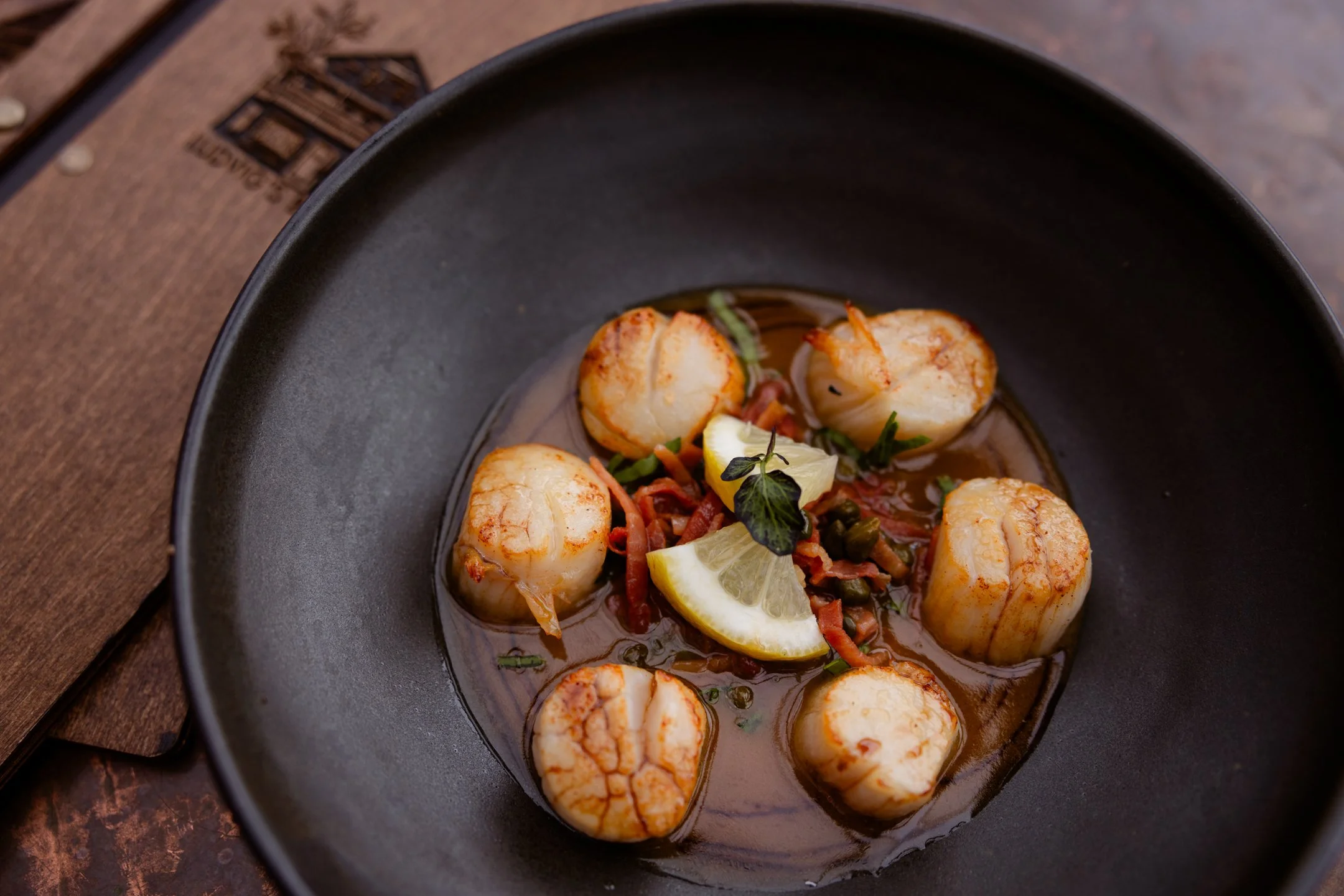 Ludvigs Bistro Scallops in Sitka Alaska Caitlin Blaisdell