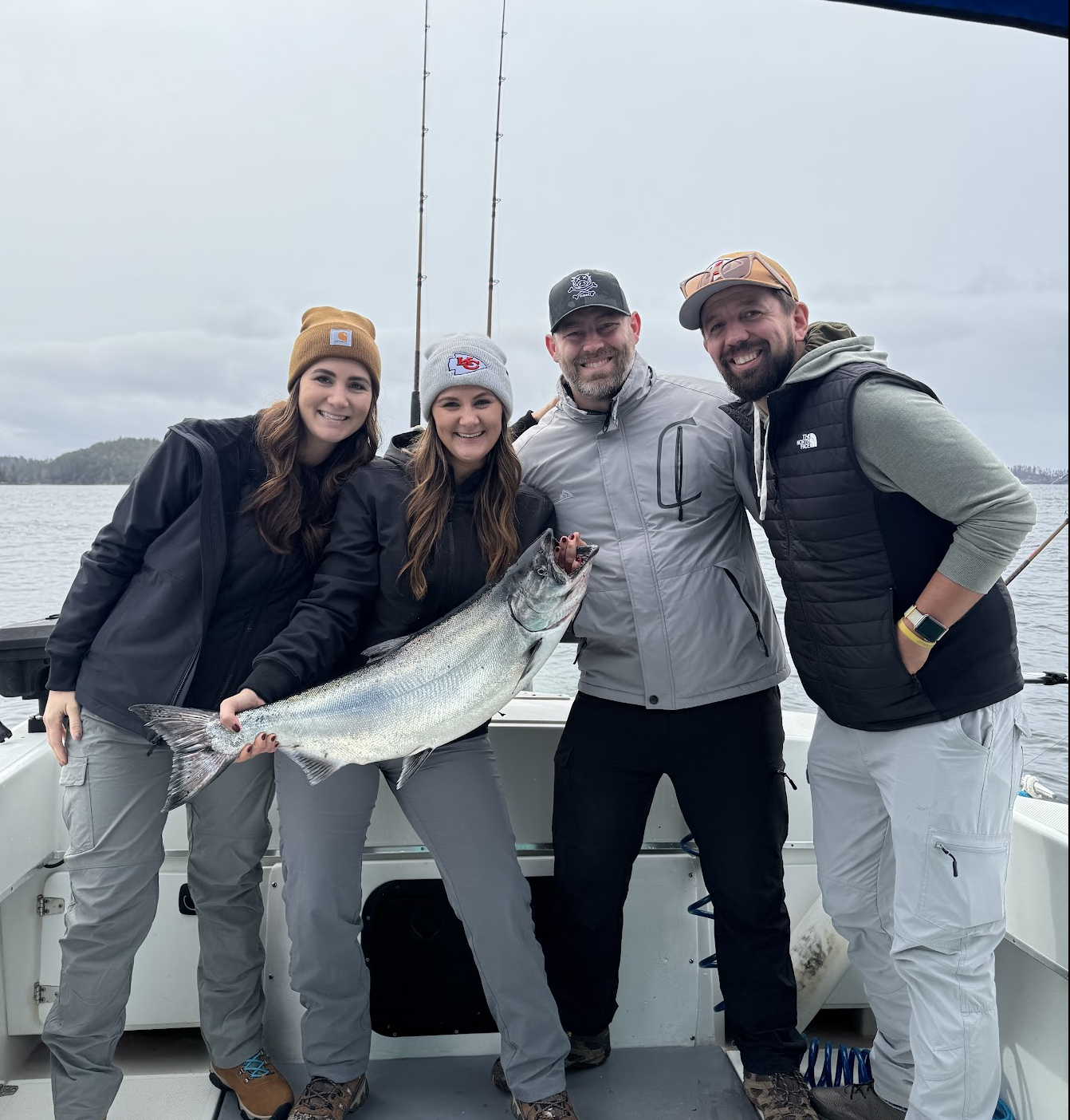 Salmon Fishing of the Cruise Ship in Sitka, Alaska