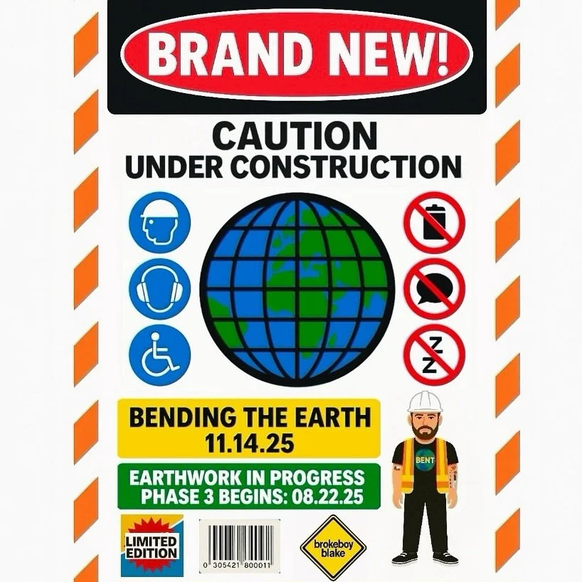 Dropped Friday but we still under construction 🚧 

BRAND NEW is OUT NOW. 

Phase 3 began 08.22.25 🌍

Earthwork turns to pavement 11.14.25 

#reclaim #redesign #resurface #bendingtheearth