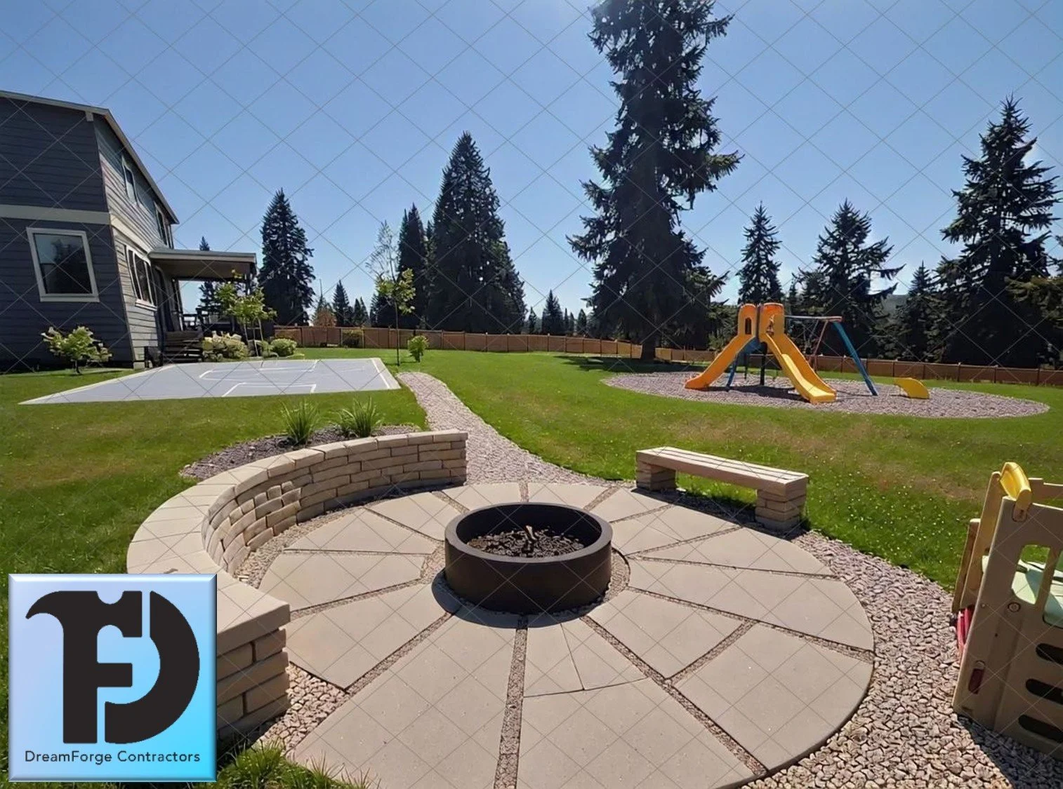 Backyard Design Render