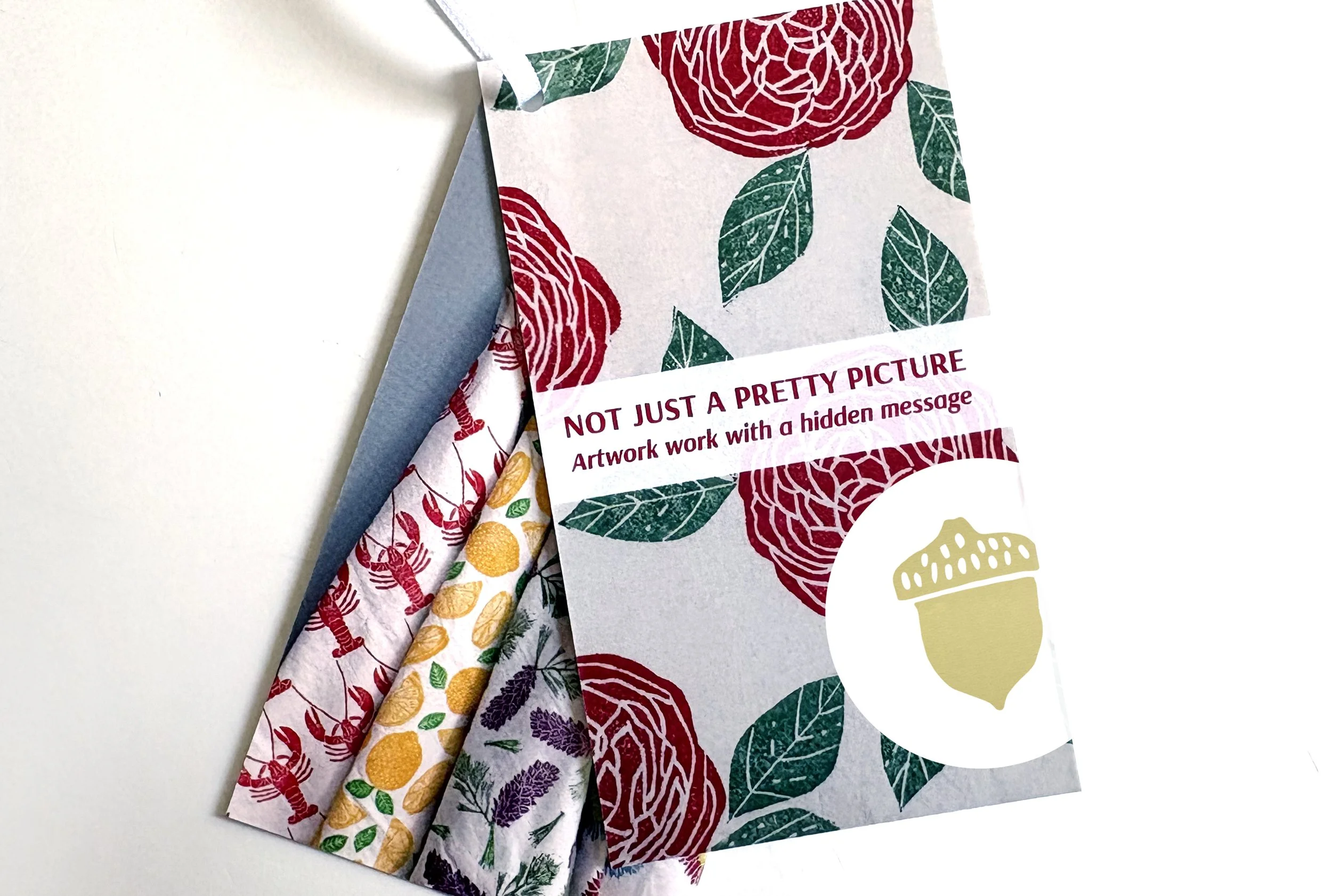 What Does the Golden Acorn Mean? The Secret Behind My Hand-Printed Textiles