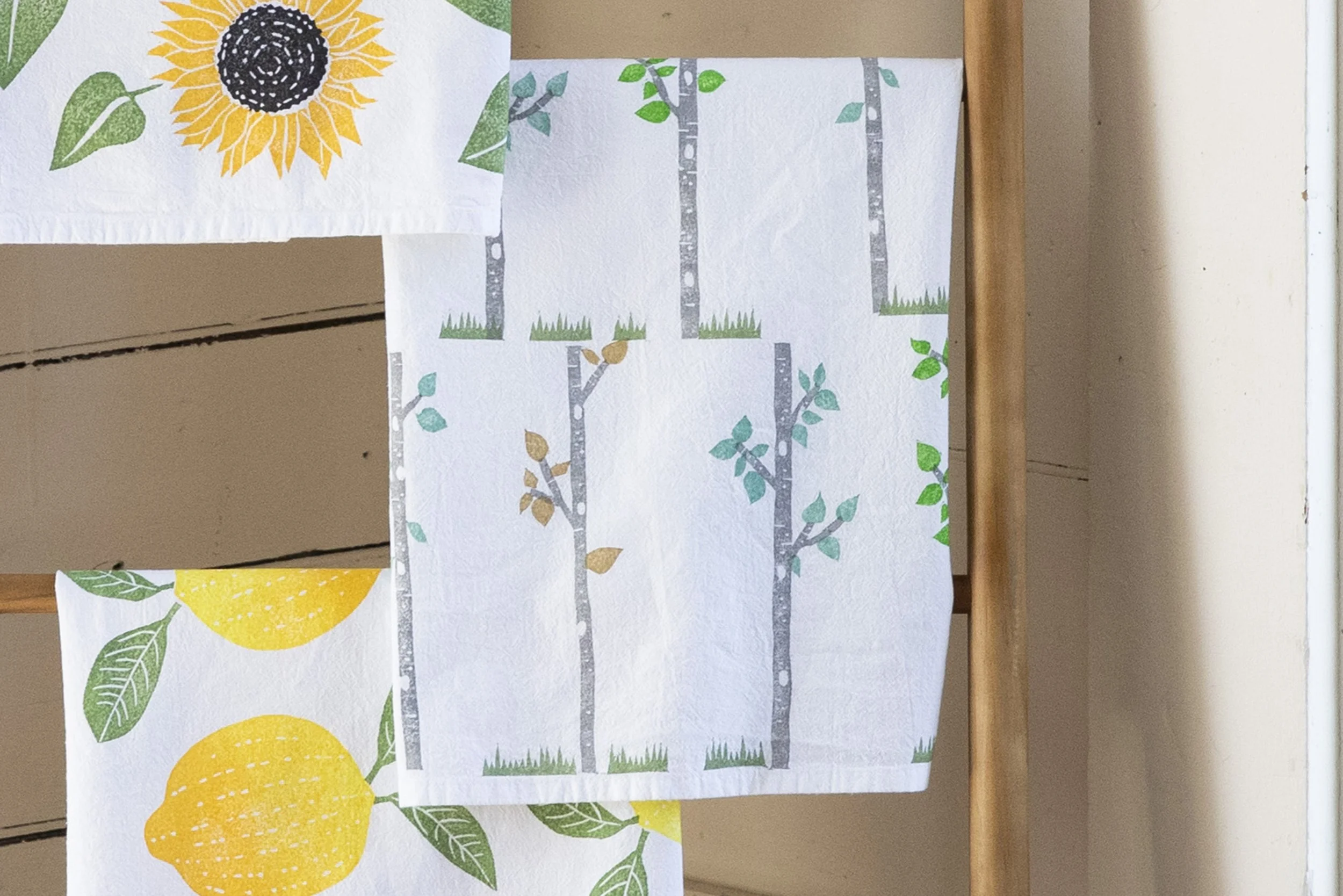Creating&nbsp;Birches: A Block Print Inspired by New Hampshire