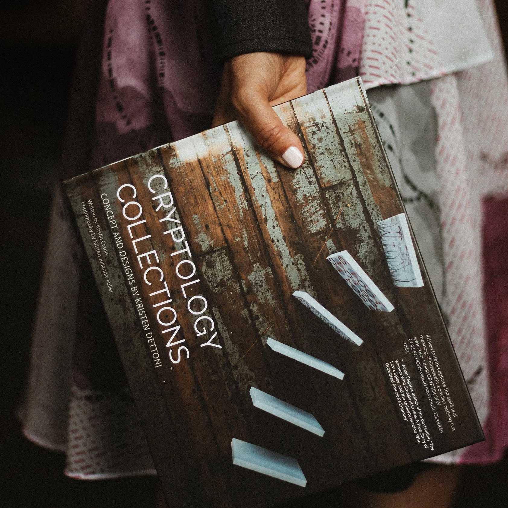 WHERE IDEAS TAKE SHAPE - 
Discover the story behind the Cryptology Collections. Kristen’s book offers an inside look at her creative journey and the process behind the designs.
