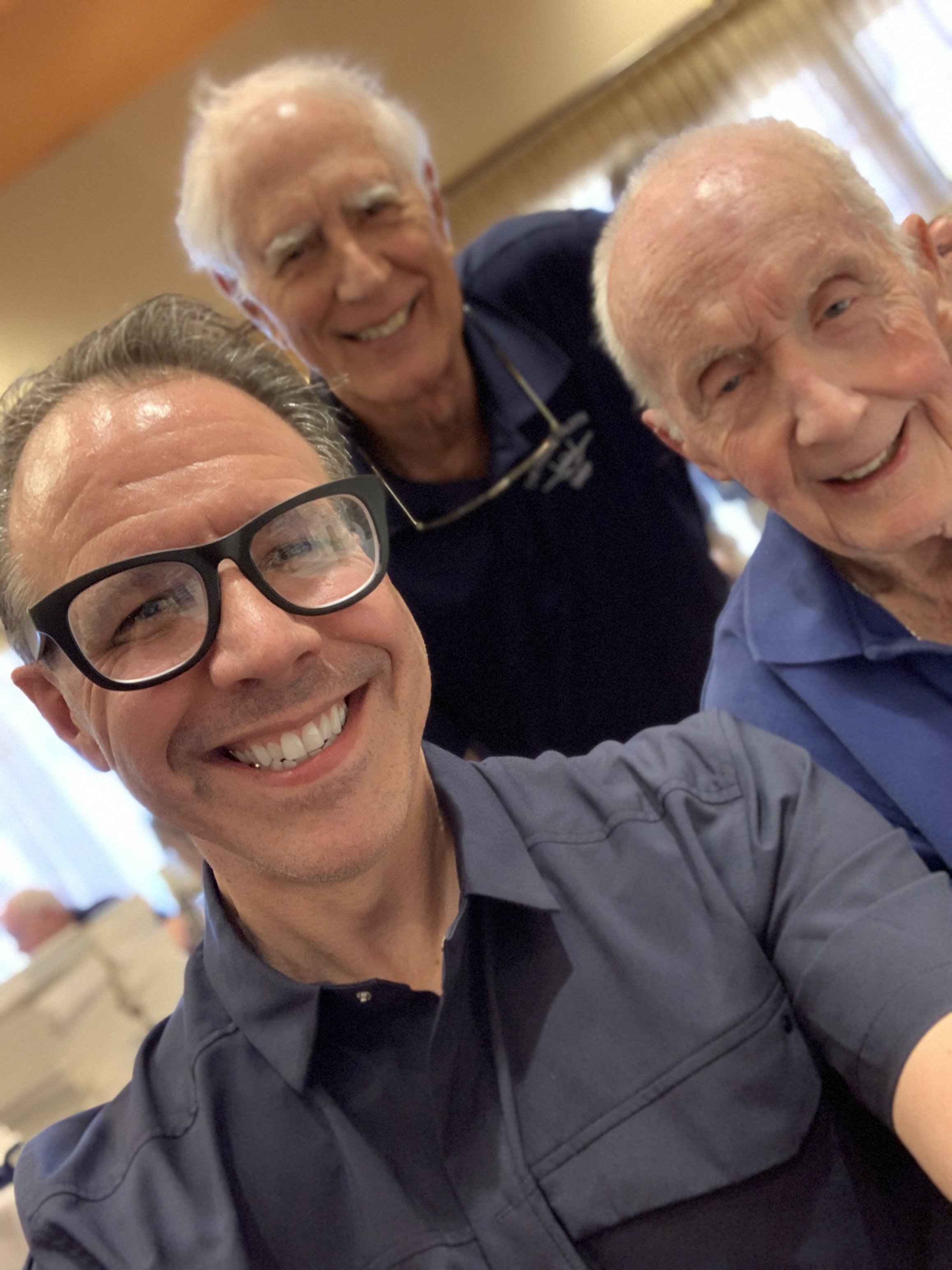 MG Don Shepperd and NASA/Korean War fighter pilot Jim McDivitt at a book signing in Tucson...