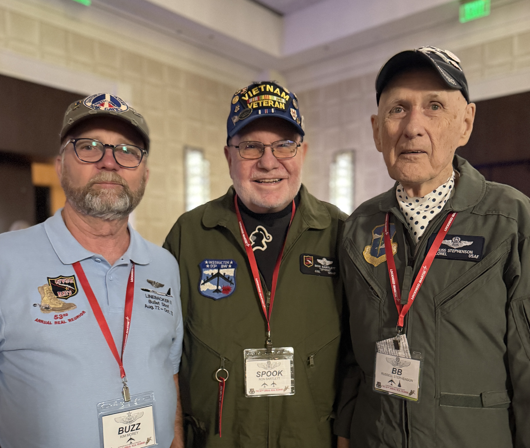 "B-52s" have many different meanings any more.  But at one time, these three B-52 crewmen had their hand in ending the Vietnam War. 