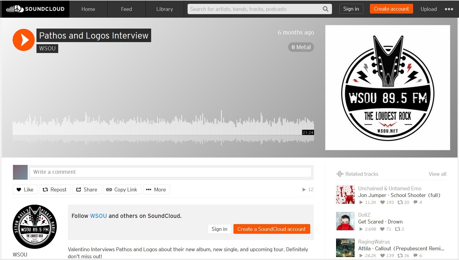 WSOU Loves Pathos & Logos…