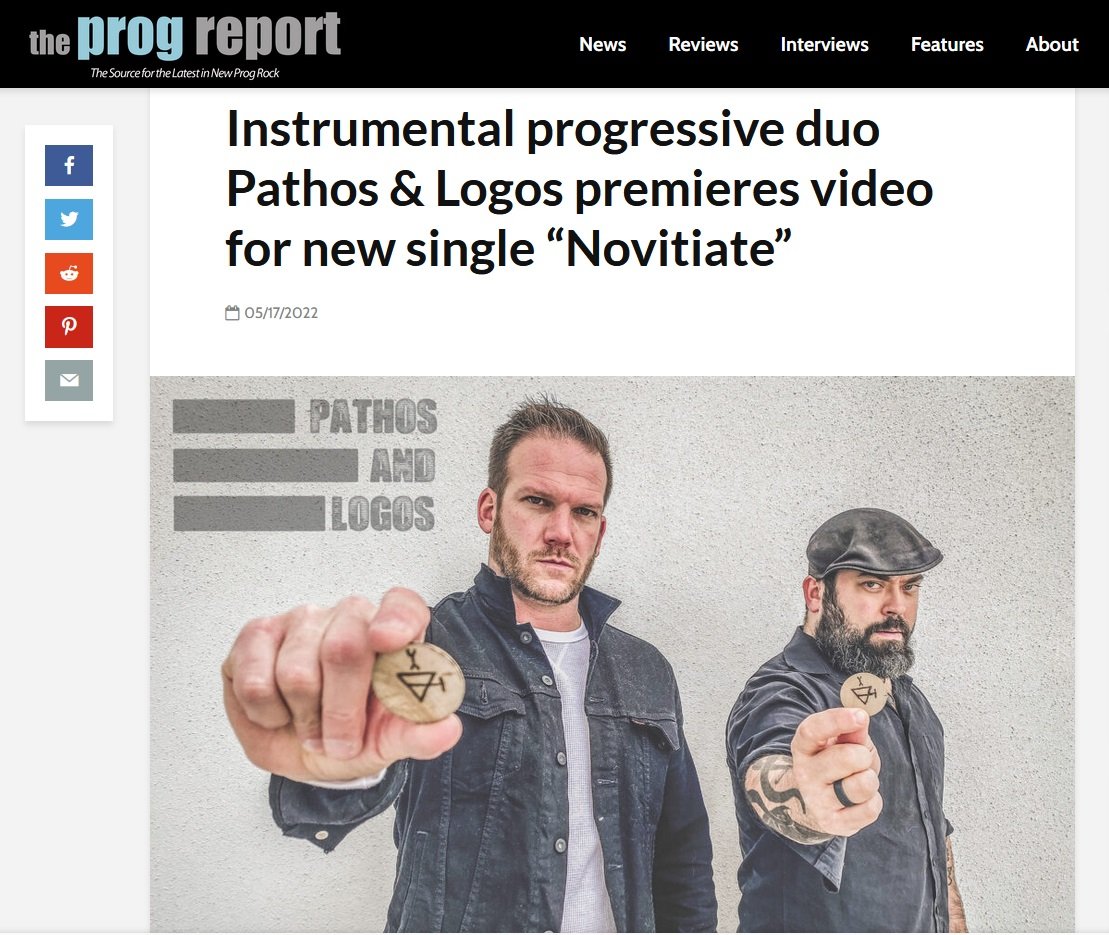 The Prog Report debuts video for Novitiate.