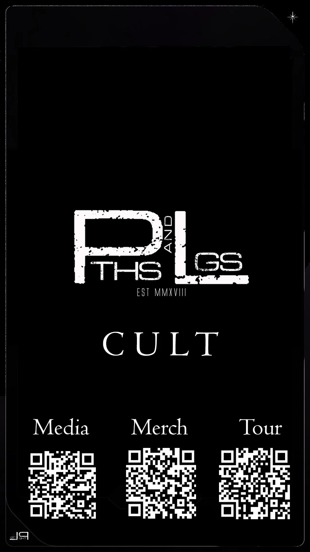 Initiation Back of Card