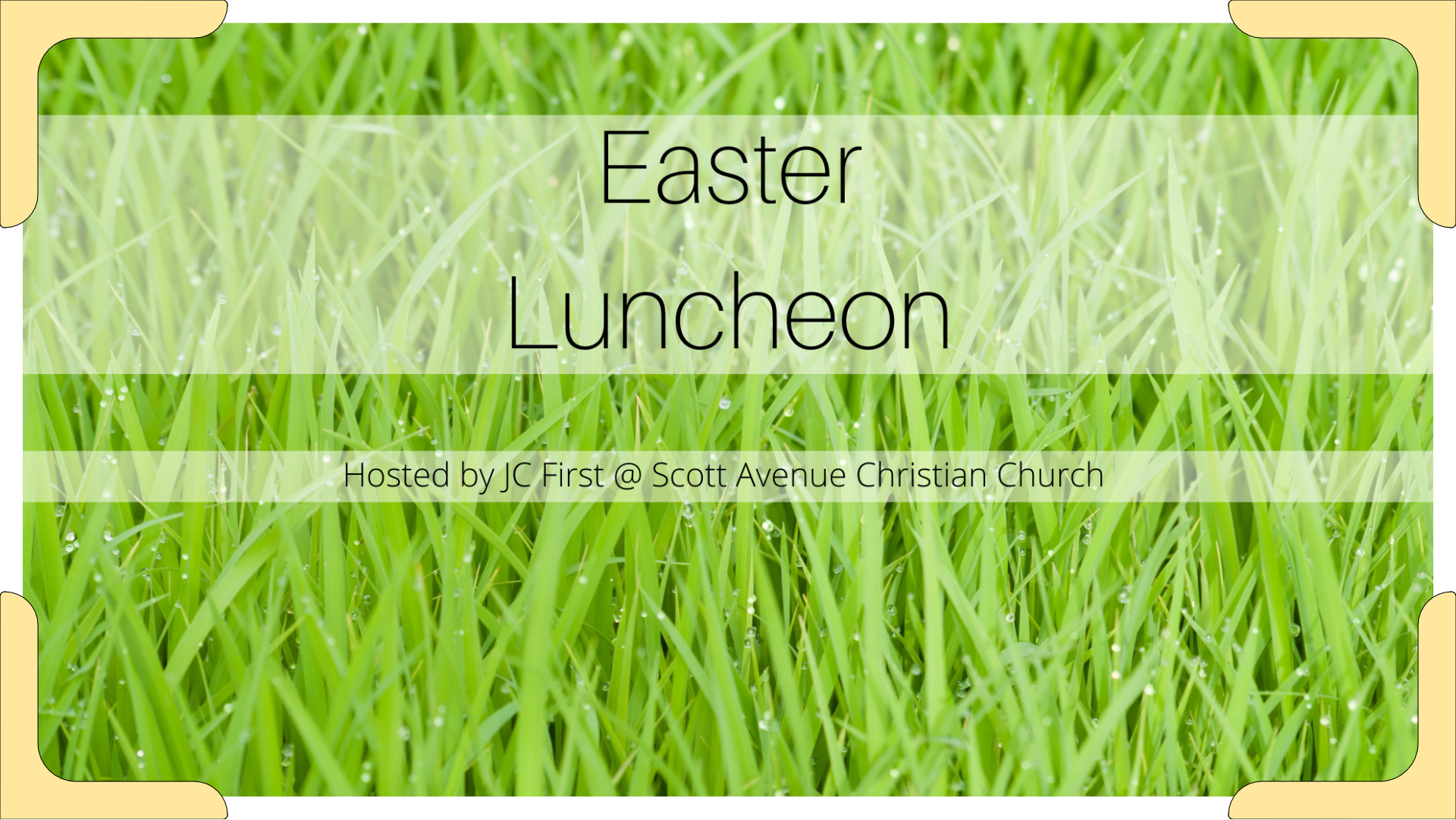 2021 Easter Luncheon