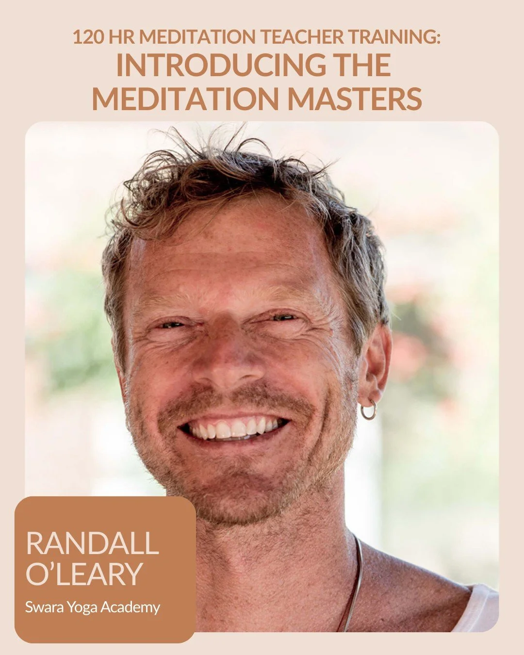 I met Randall a few years ago in Thailand. By this point I'd been heavily into yoga and meditation for some years, however, everything shifted after just one class with this brilliant, hilarious, humble, totally devoted and weird in all the right kin