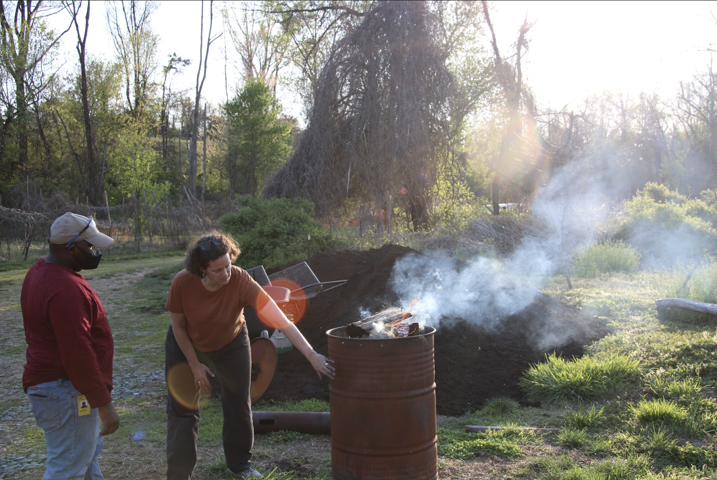 Firing the Retort, New Roots Farm, Charlottesville VA, 2026