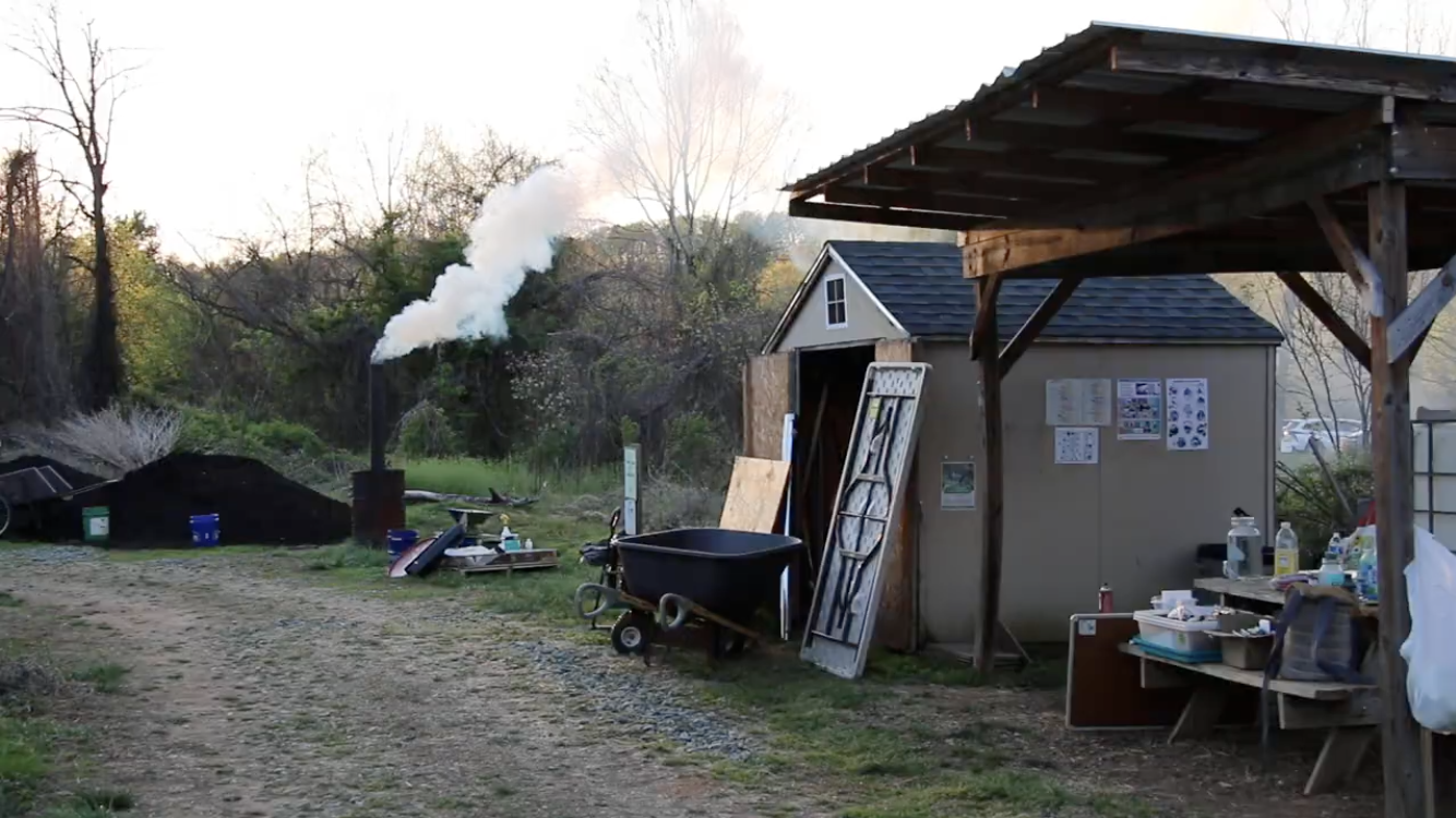 Firing the Retort, New Roots Farm, Charlottesville VA, 2026