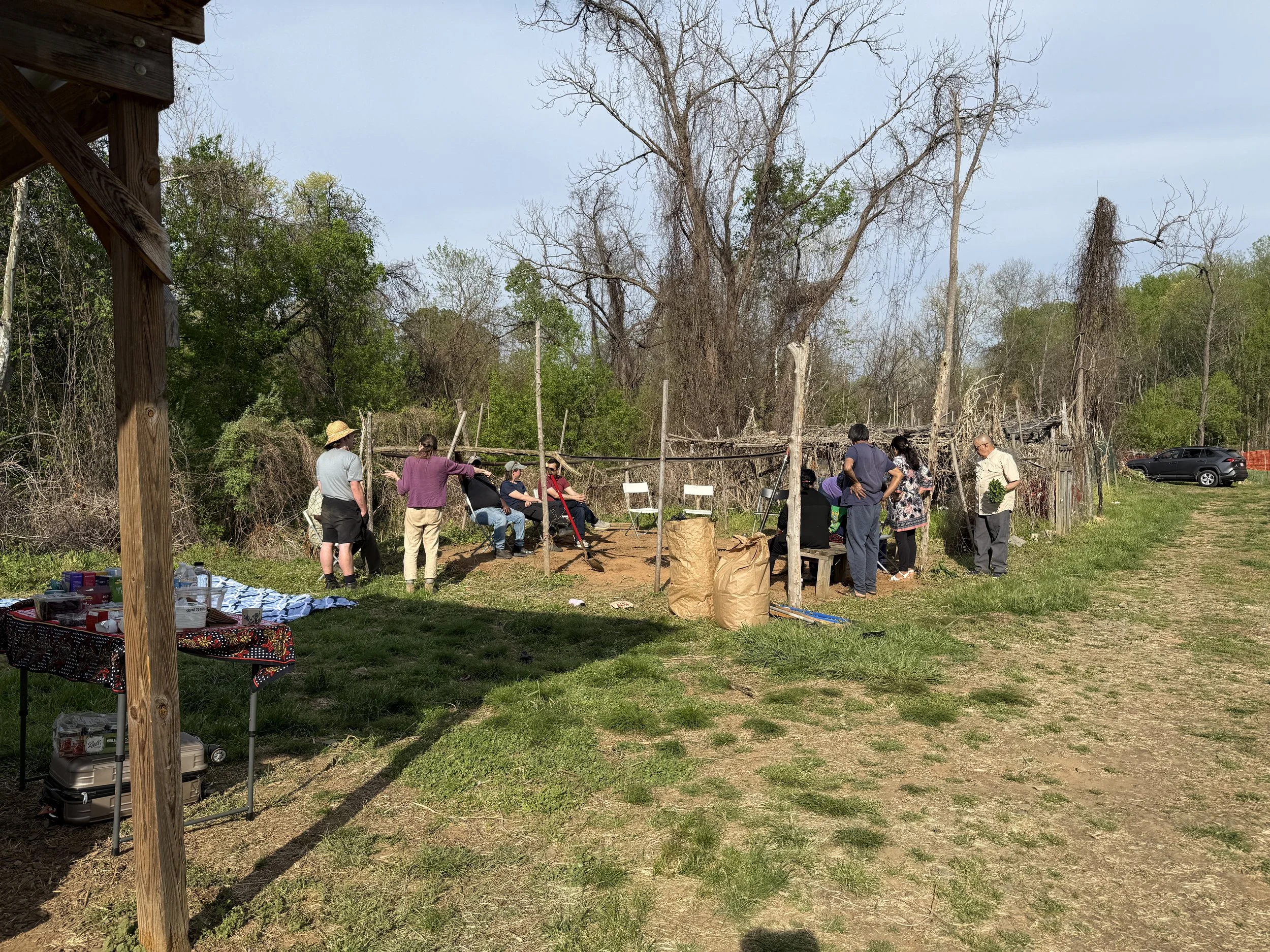 Gathering at the Drawing, New Roots Farm, Charlottesville VA, 2026
