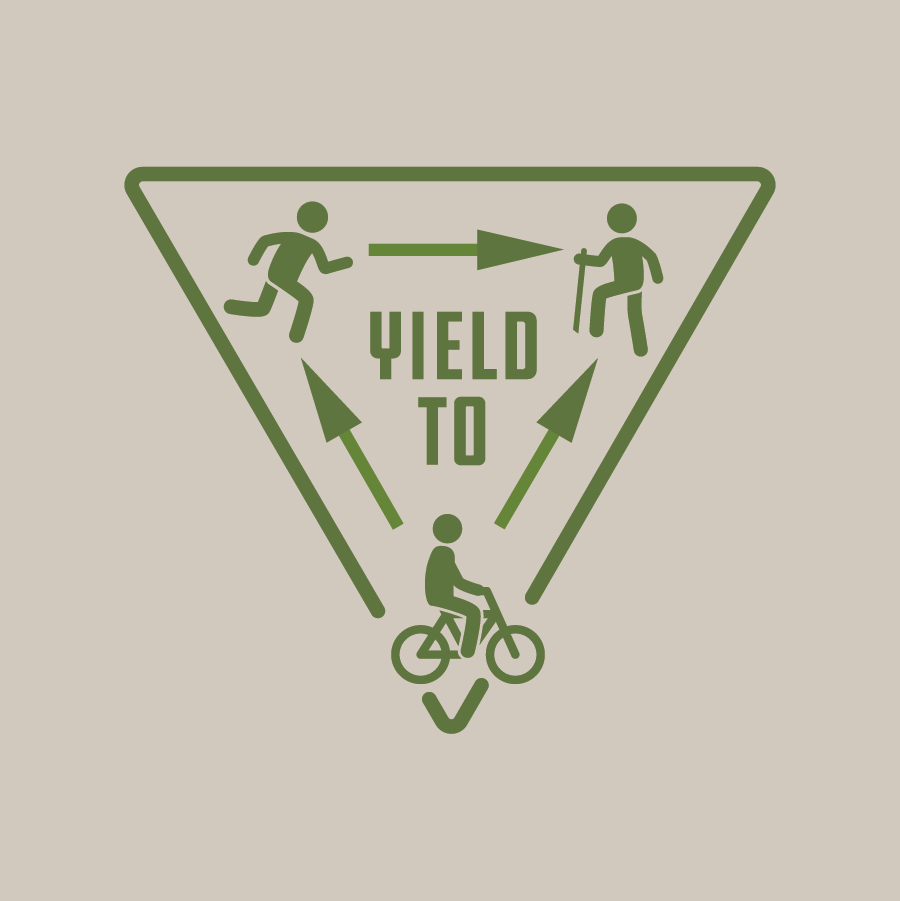 Yield To All Trail Users