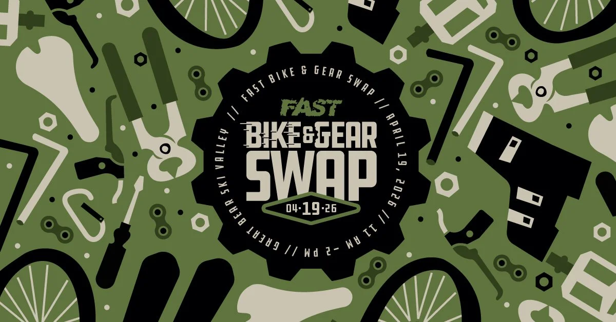 FAST Bike & Gear Swap, April 19, 2026 from 11 am to 2 pm at Great Bear Ski Valley, Sioux Falls, SD.