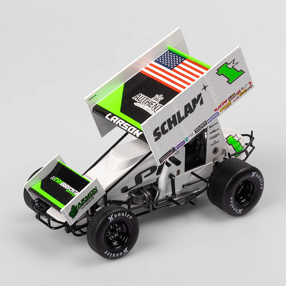 1:18 SCALE JASON PRYDE MOTORSPORT #1K SPRINTCAR 2025 HIGH LIMIT INTERNATIONAL PERTH WINNER KYLE LARSON