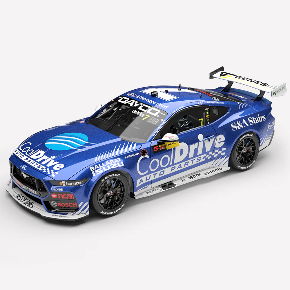 **PRE-ORDER** 1:18 SCALE FORD MUSTANG GT 2026 COOLDRIVE RACING SYDNEY 500 RACE 1 POLE POSITION JAMES GOLDING