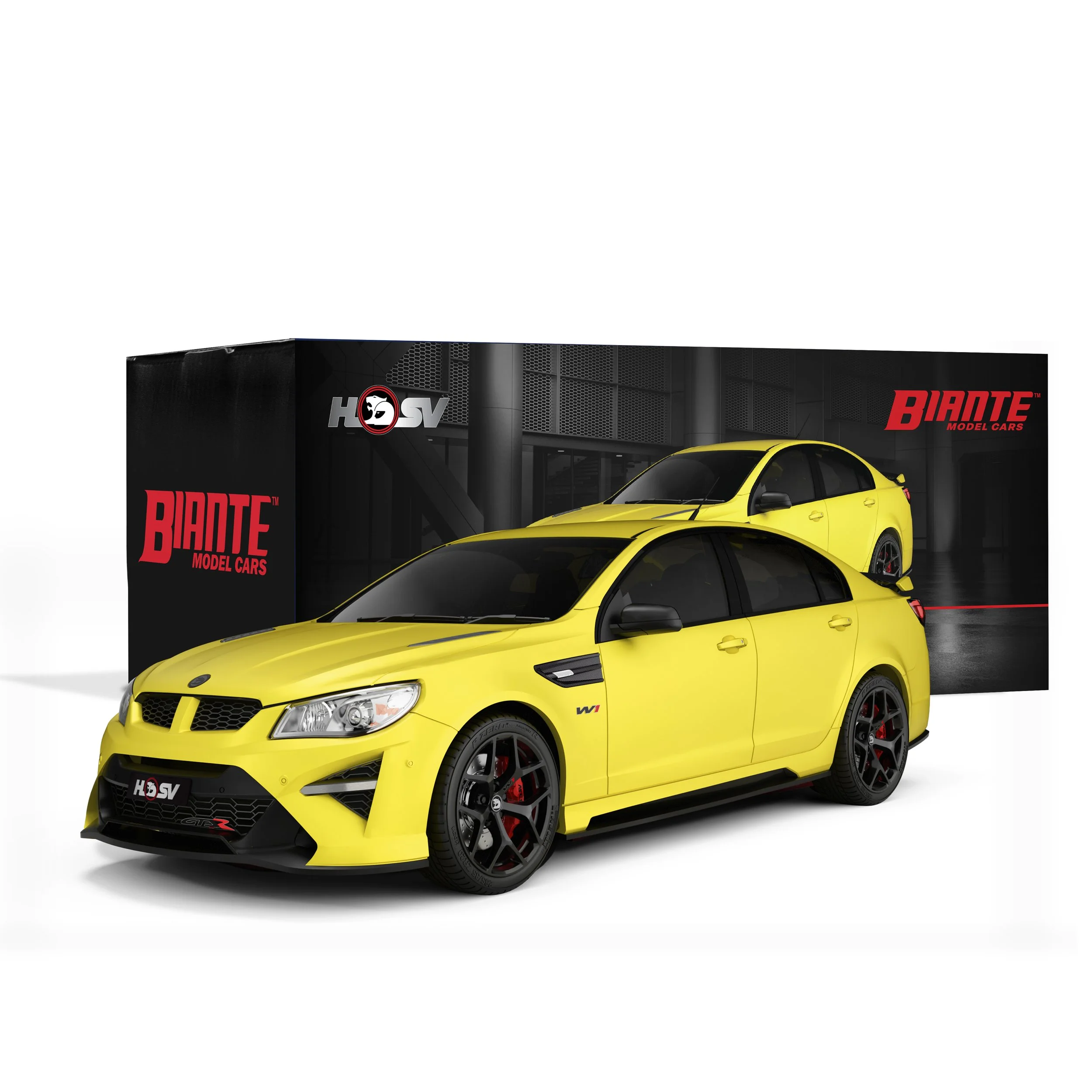 **PRE-ORDER** 1:18 SCALE HOLDEN SPECIAL VEHICLES VF GTSR W1 XU3 YELLAH