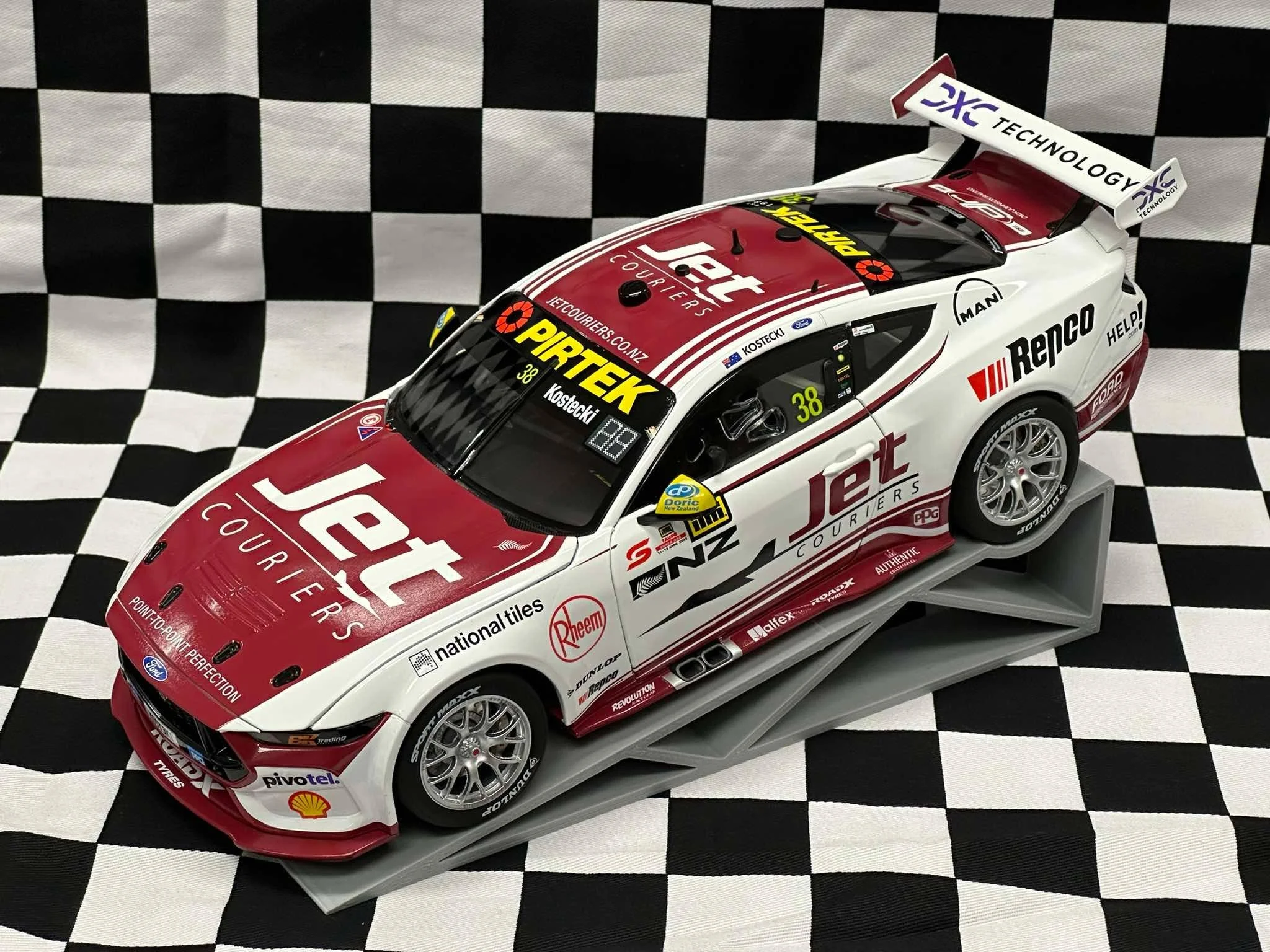 1:18 SCALE FORD MUSTANG GT 2025 ITM TAUPO SUPER 440 SHELL V POWER BRODIE KOSTECKI