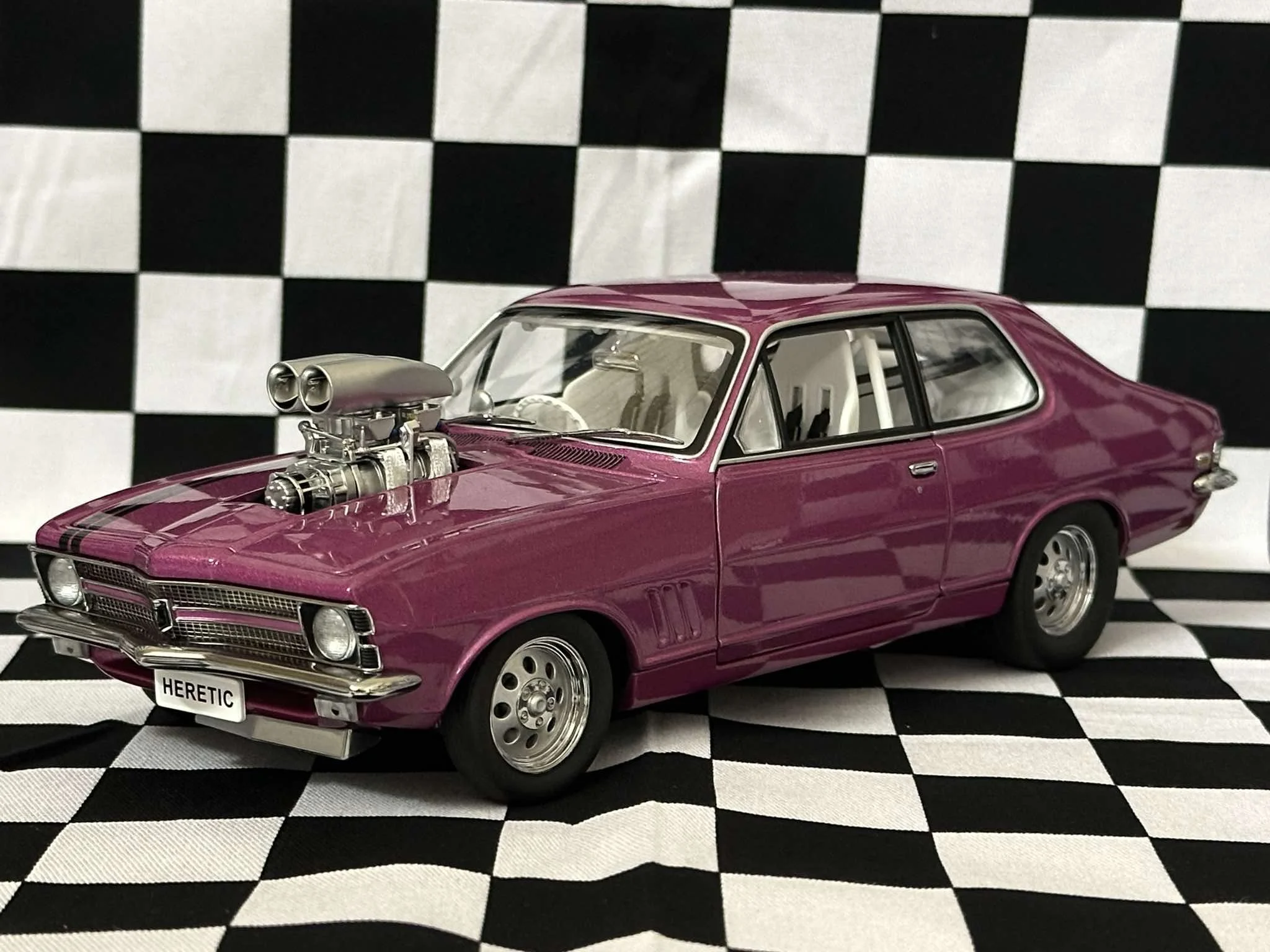 1:18 SCALE HOLDEN LC TORANA GTR STREET MACHINE HERETIC POLLYANNA PINK